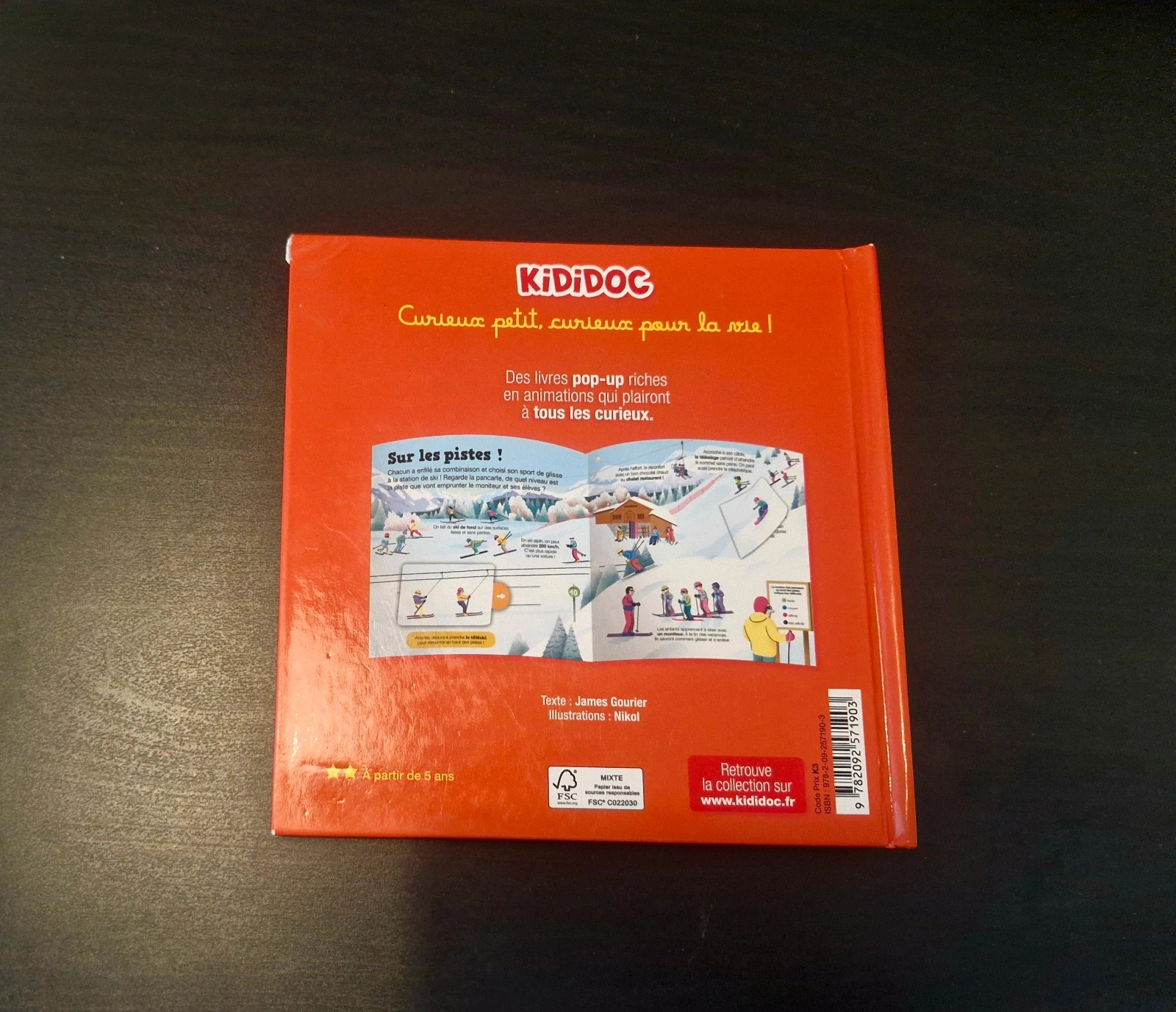 Livre - Kididoc - Vive la montagne – Autre – taille Taille unique 2