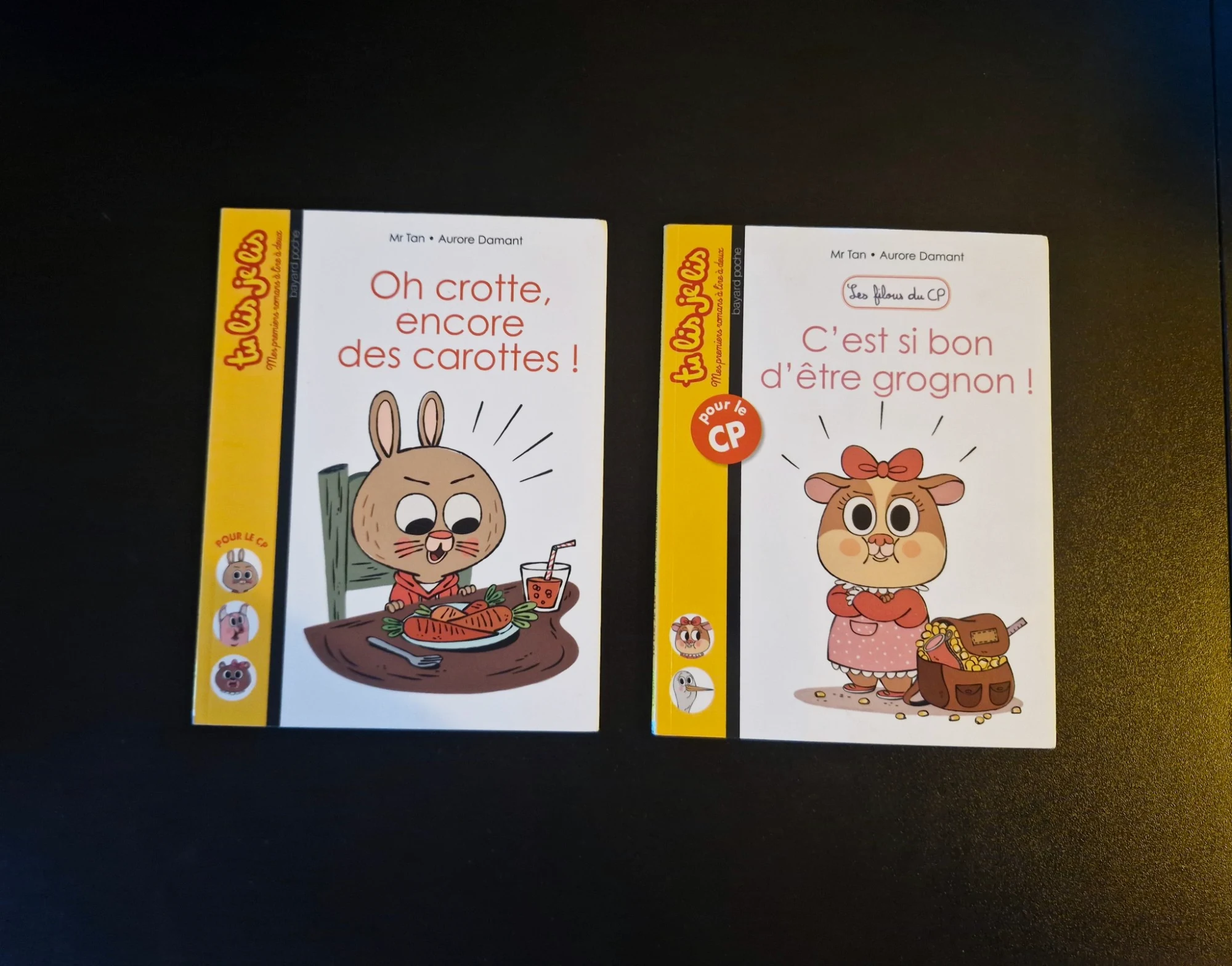 Lot 2 livres Bayard Poche Tu lis je lis - Les filous du CP (Mr Tan)