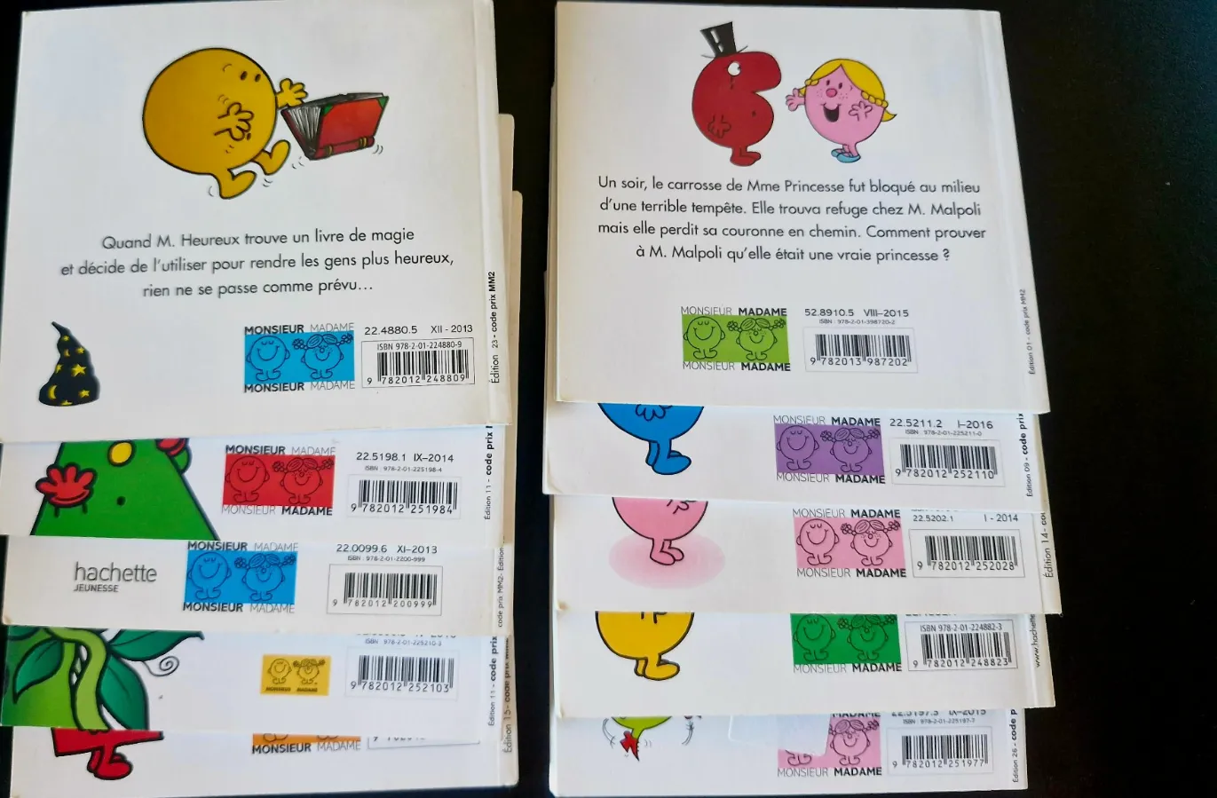 Lot de 10 livres Monsieur Madame – Monsieur Madamd 2