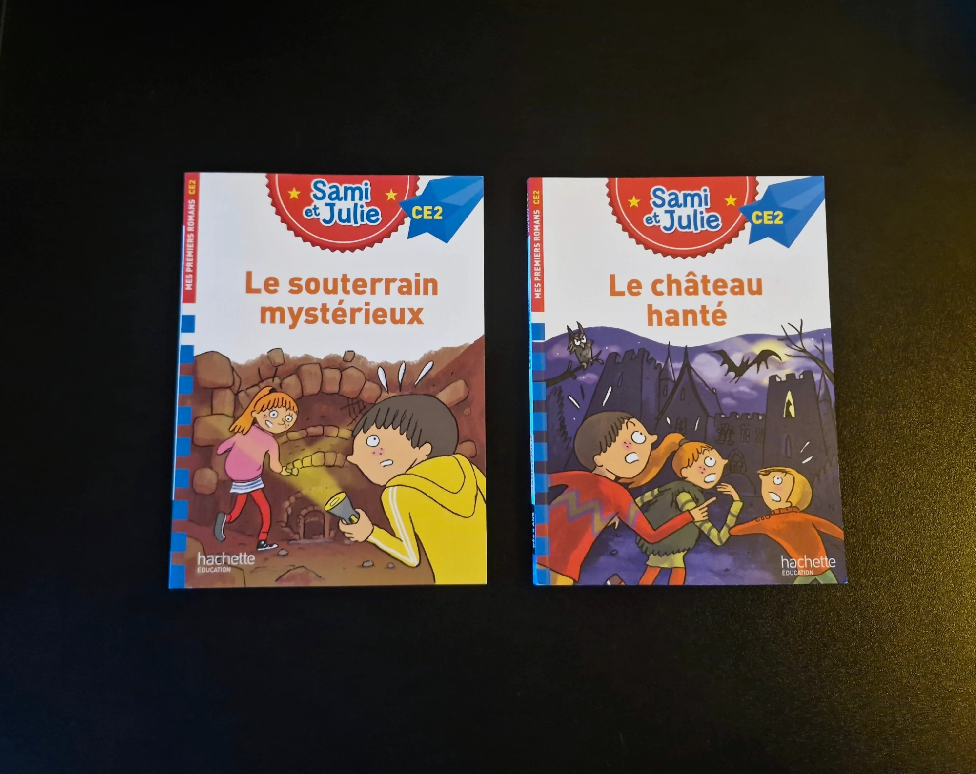 Lot 2 livres Sami et Julie CE2 - Hachette Éducation Mes premiers romans