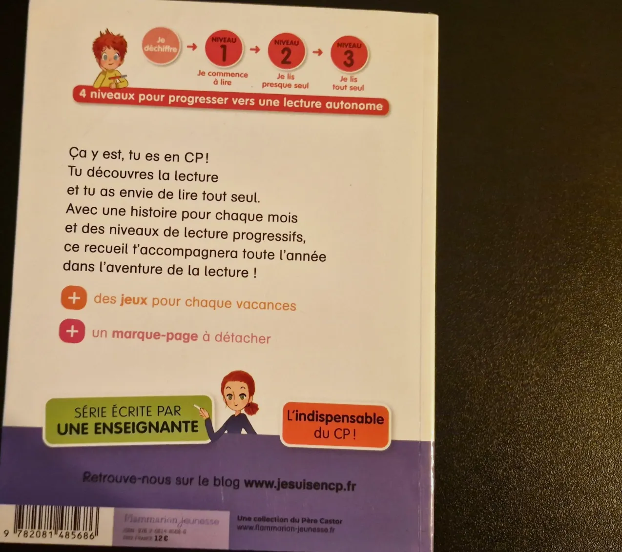 Livre Je suis en CP - 11 histoires pour toute l'année (Magda) – Flammarion jeunesse 2