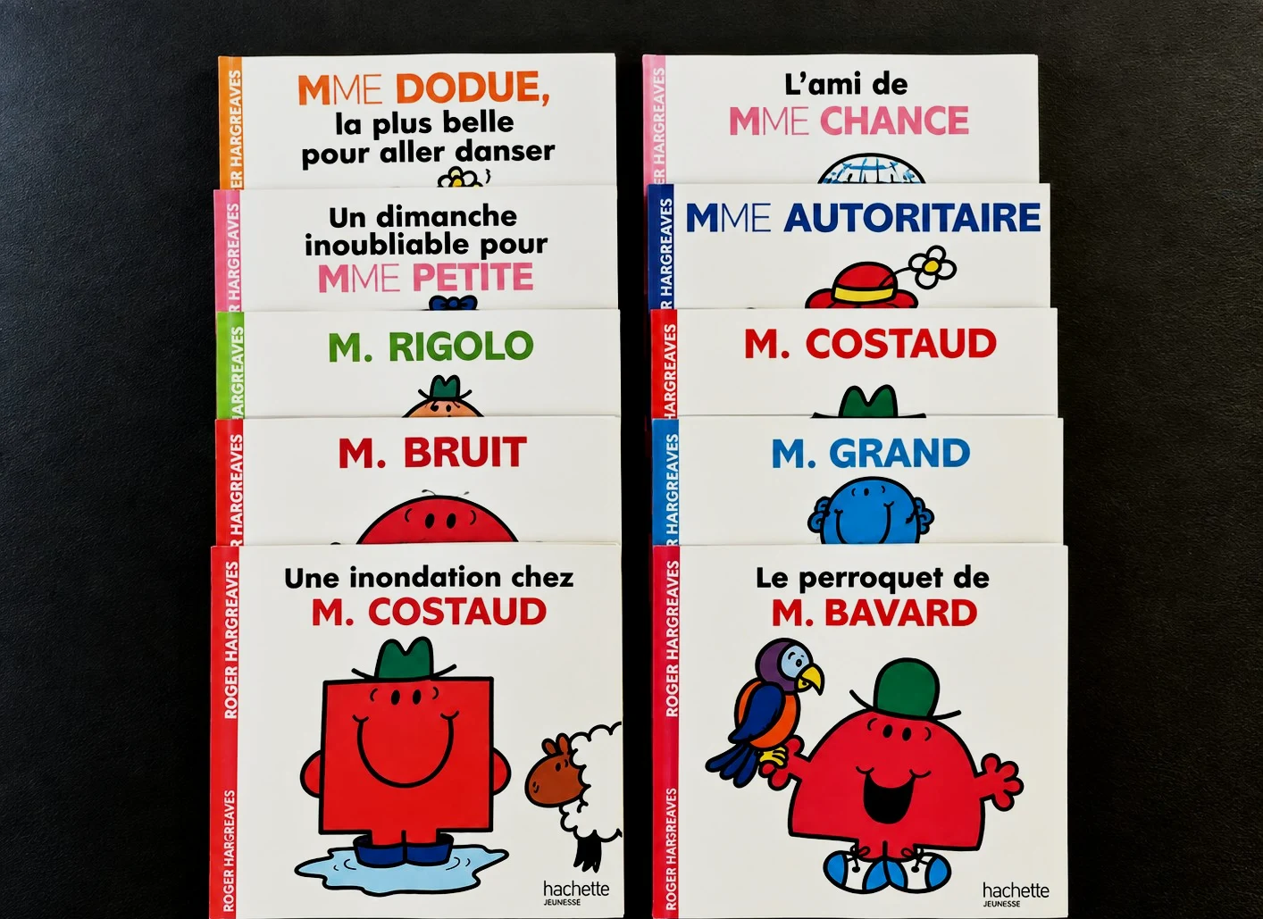 Lot de 10 livres Monsieur Madame