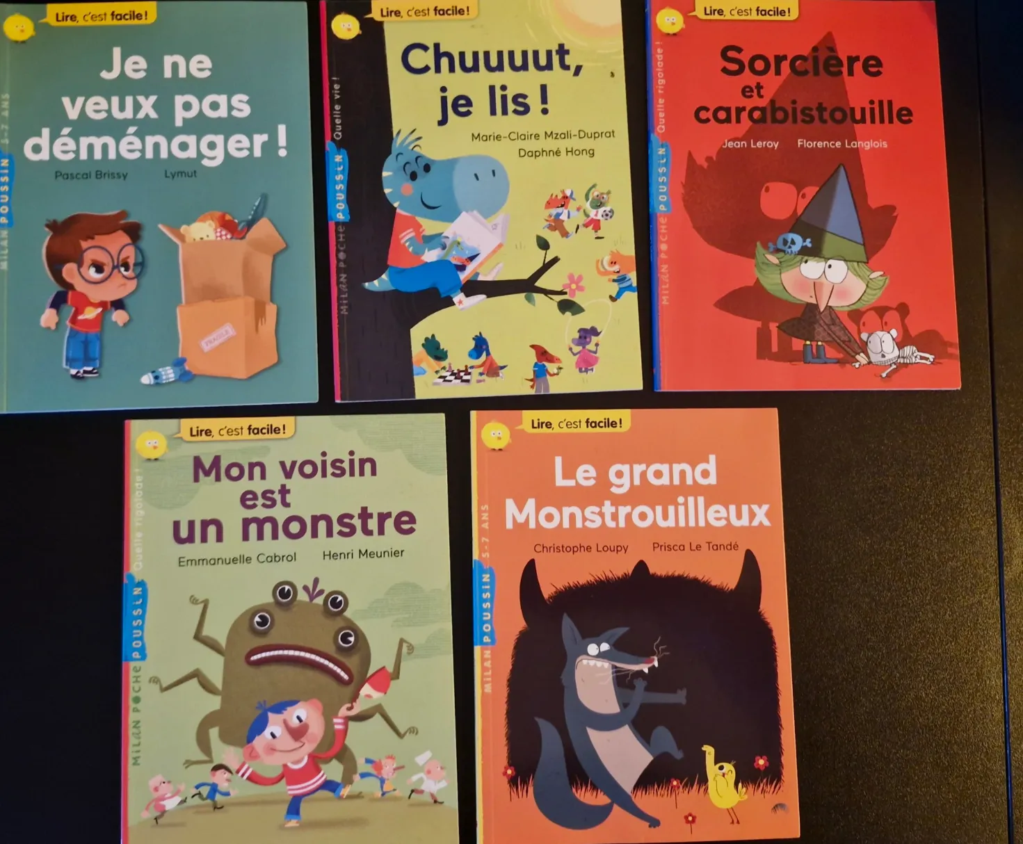 Lot 5 livres Milan Poussin "Pour le CP" - Premières lectures 5-7 ans – Milan Poussin 2