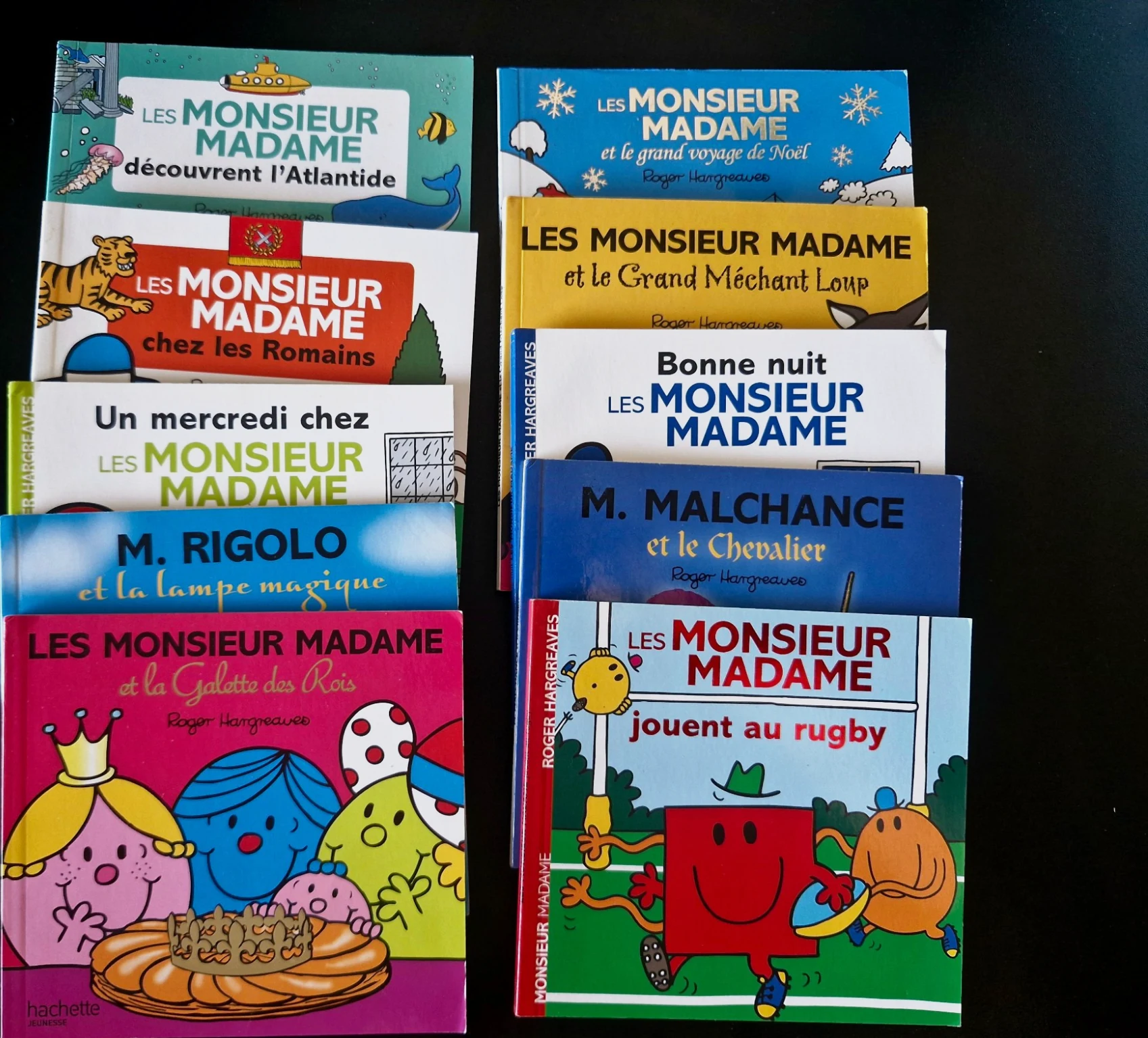 Lot de 10 livres Monsieur Madame