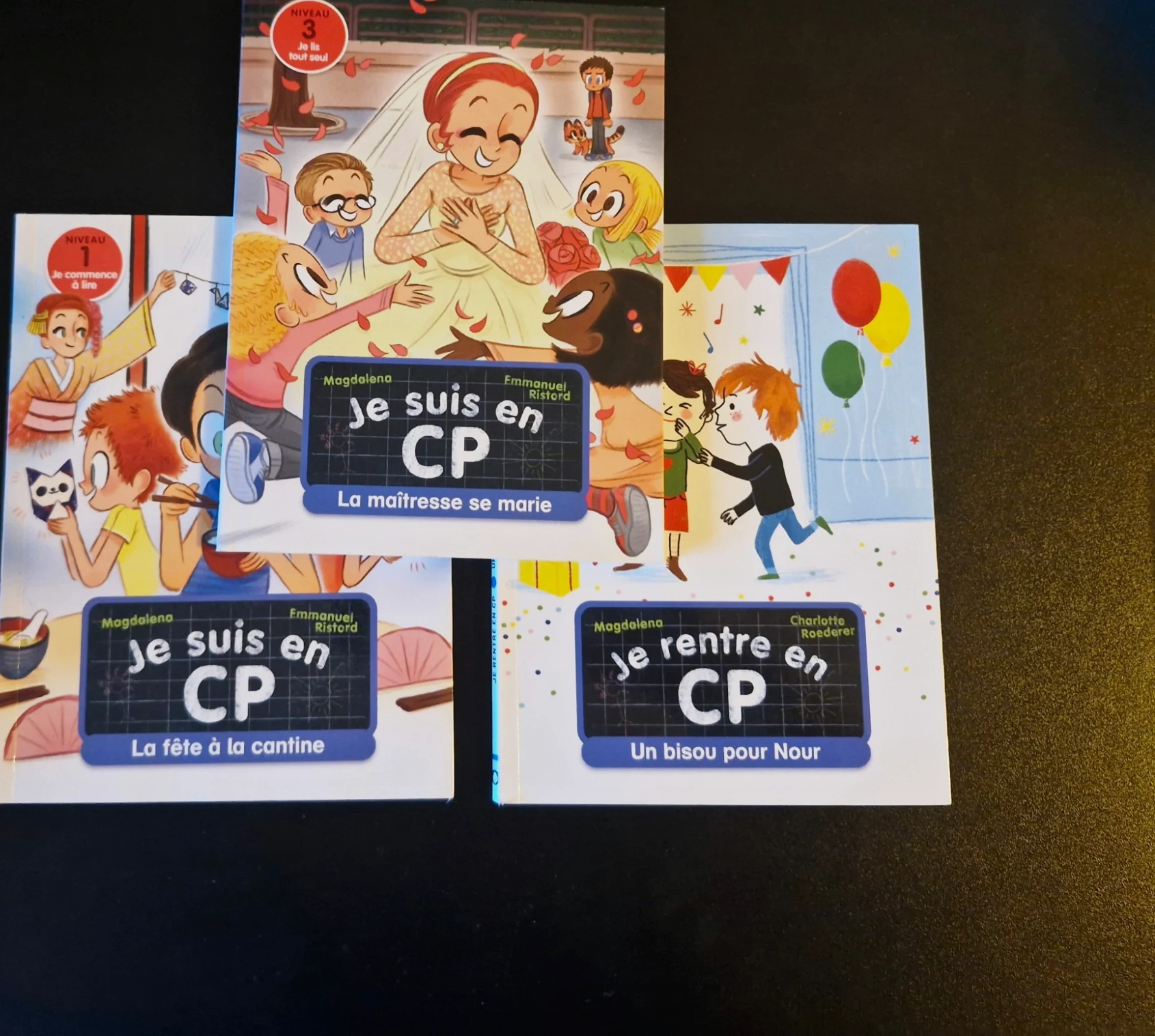 Lot 3 livres Je suis en CP / Je rentre en CP - Magdalena (Flammarion)