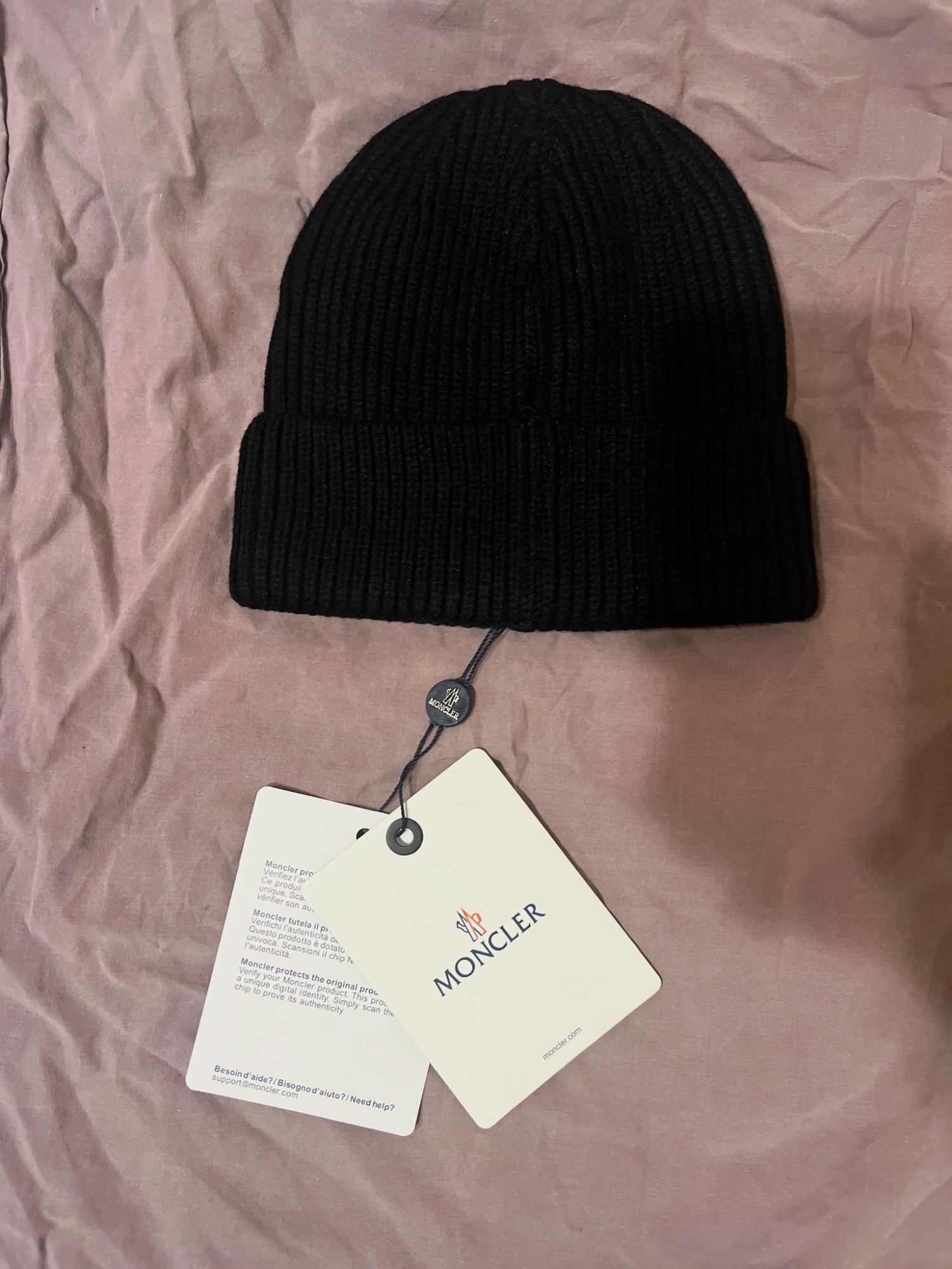 Bonnet en laine noir