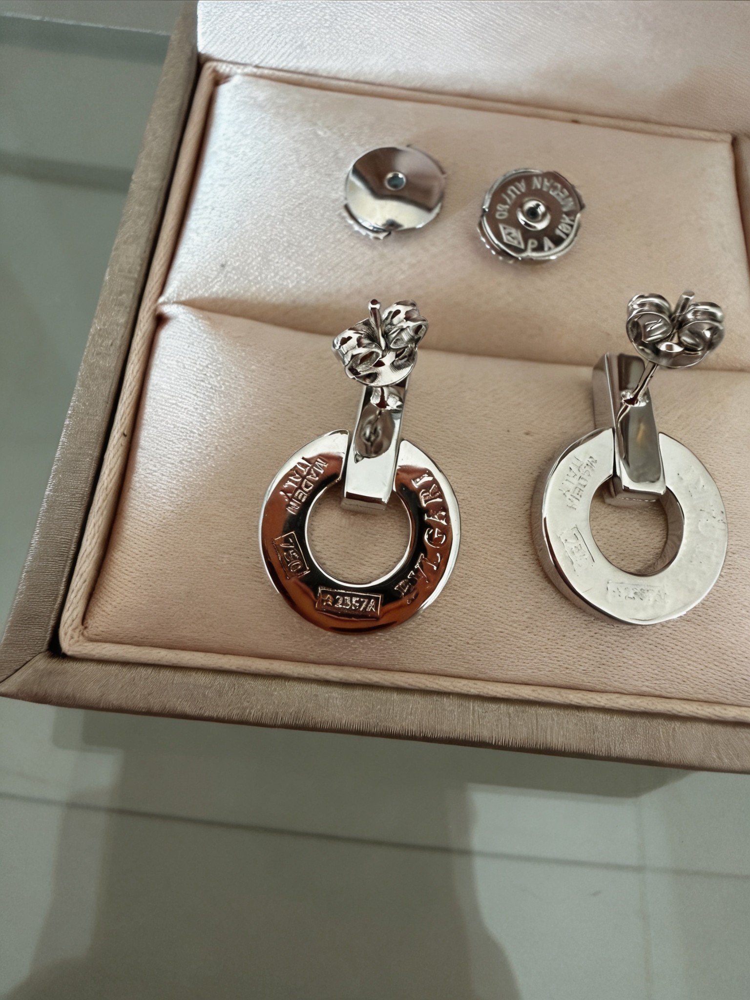 Parure bijoux Bvlgari argenté 3
