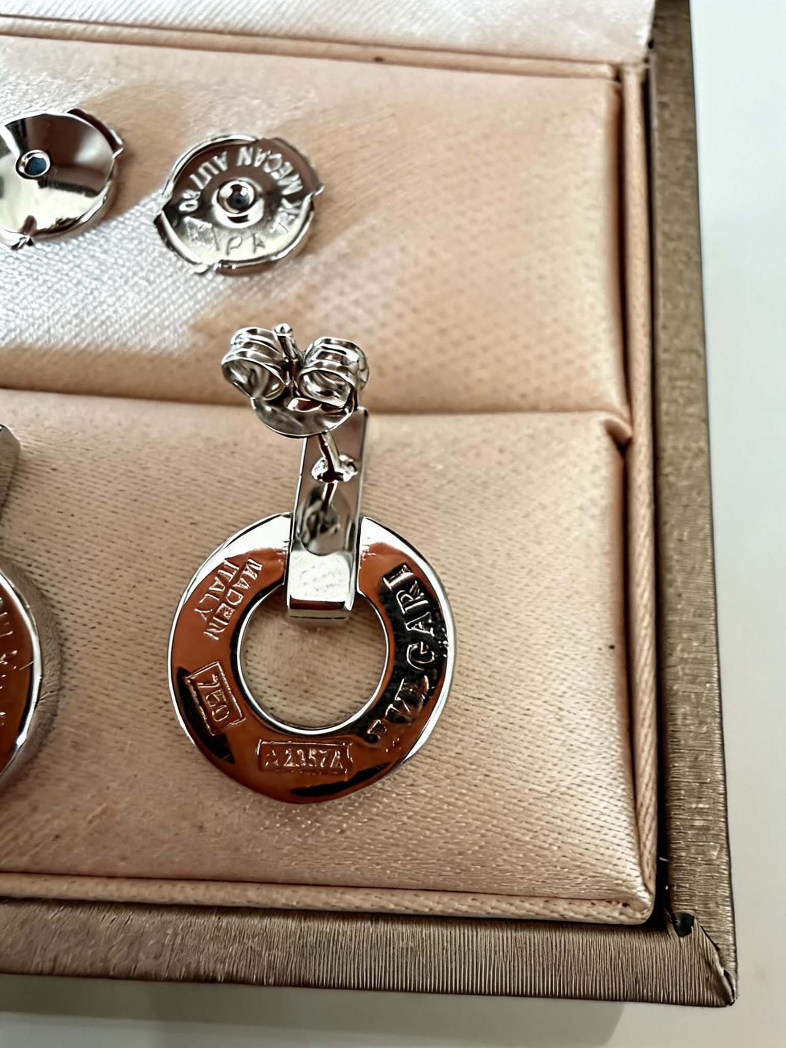 Parure bijoux Bvlgari argenté
