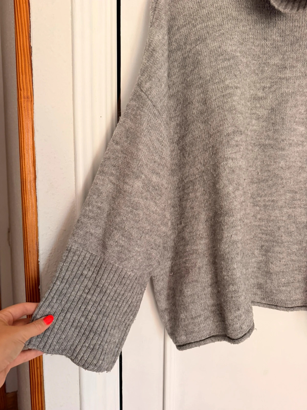 Jersey gris cuello alto – Zara – taille M / 38 / 10 2