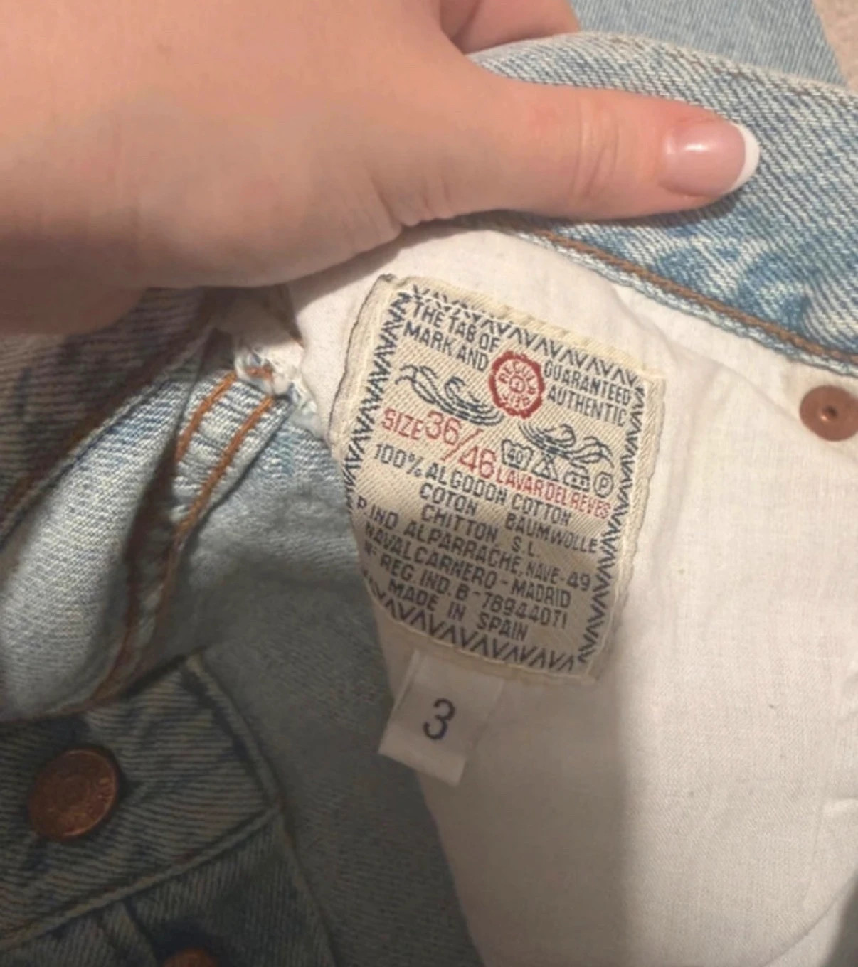 Jeans vaqueros con botones – jeans – taille S / 36 / 8 4