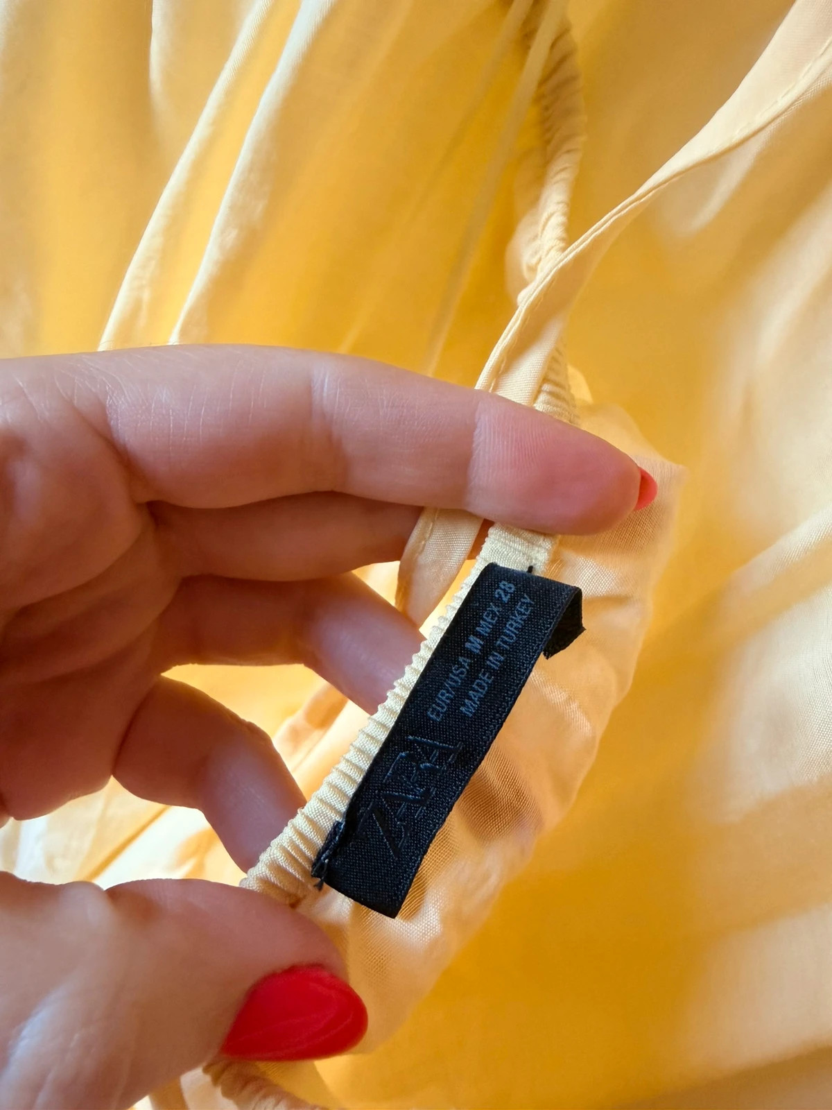 Vestido amarillo de temporada – Zara – taille M / 38 / 10 4