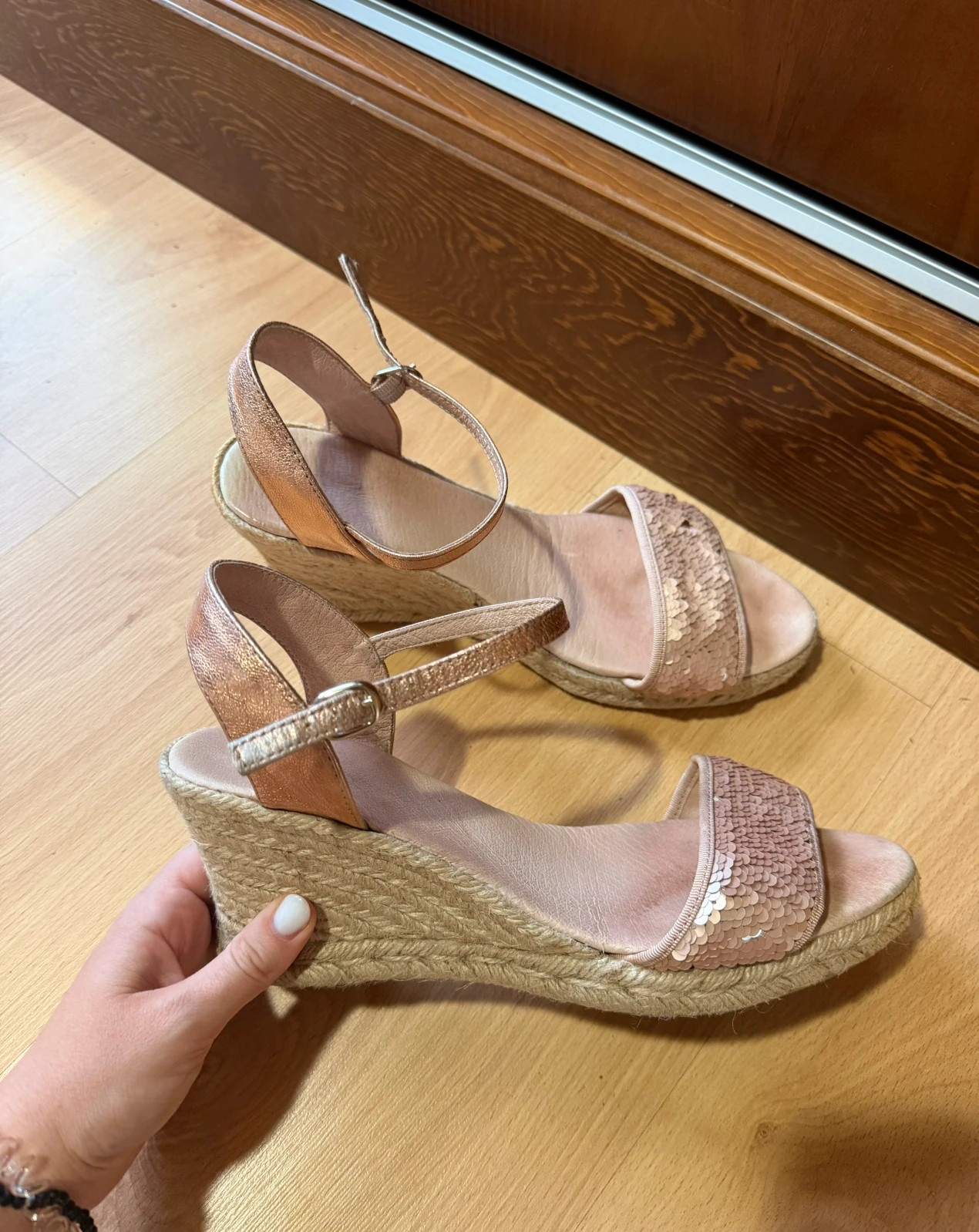 Sandalias cuñas – Zara – taille 41