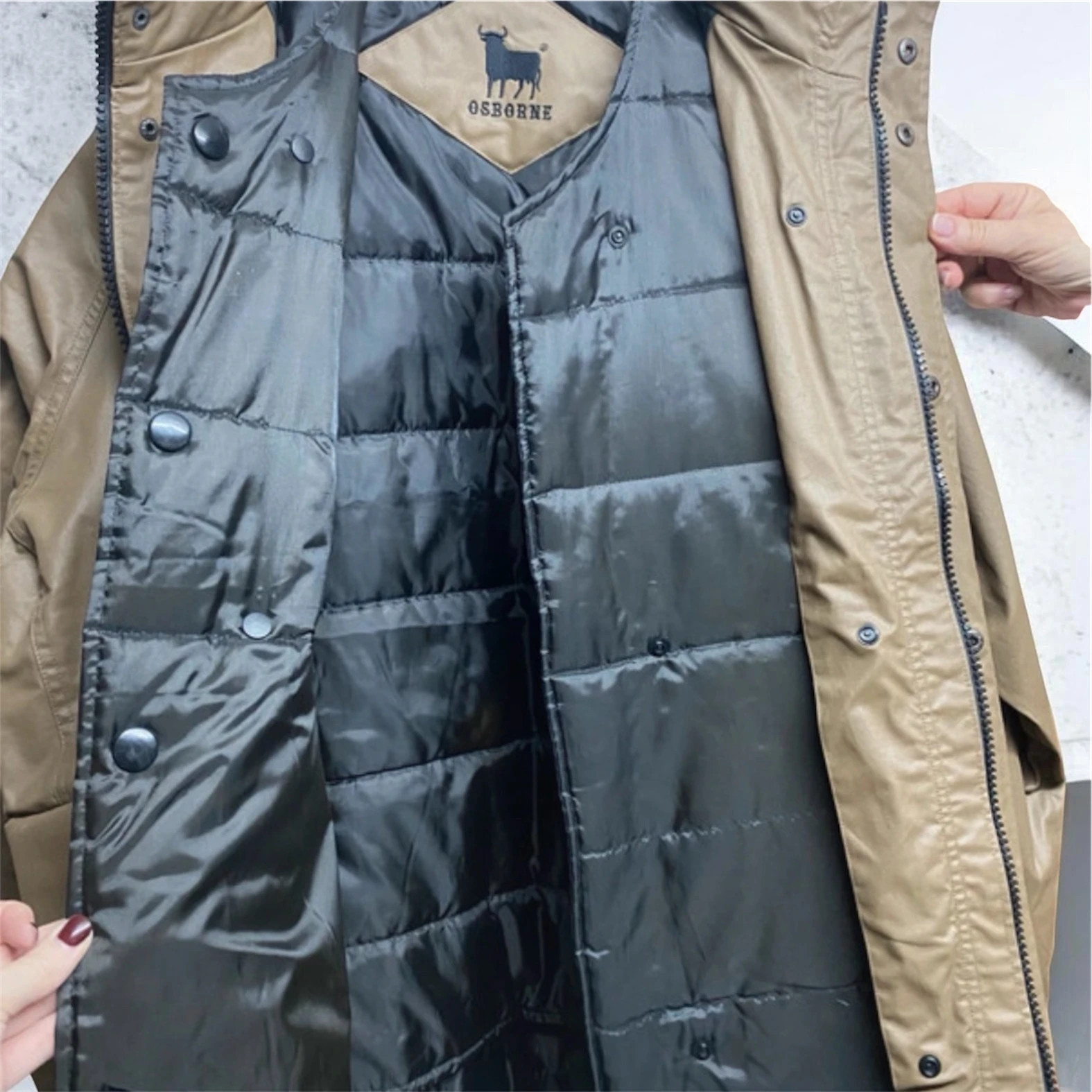 Elegante cazadora con chaleco debajo – Osborne – taille M 2