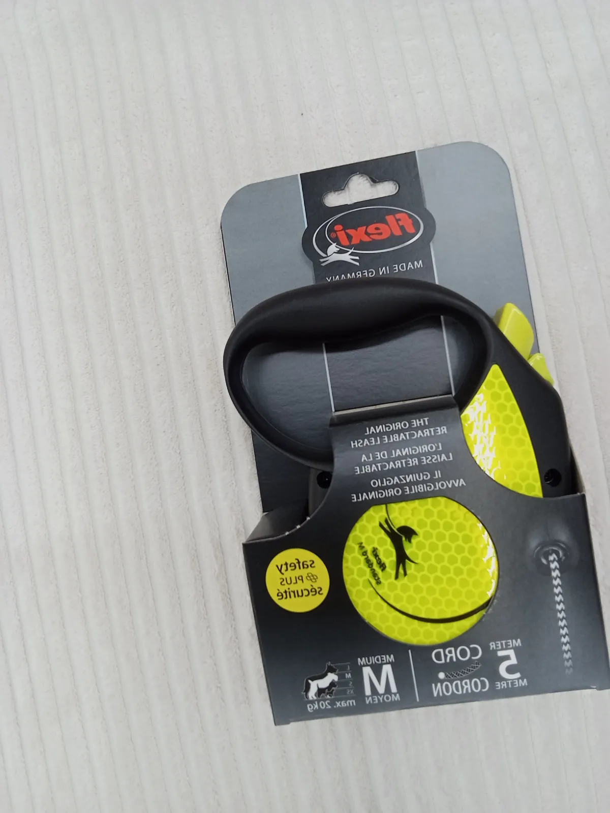 Laisse rétractable Flexi Neon Standard M 5m – flexi 3