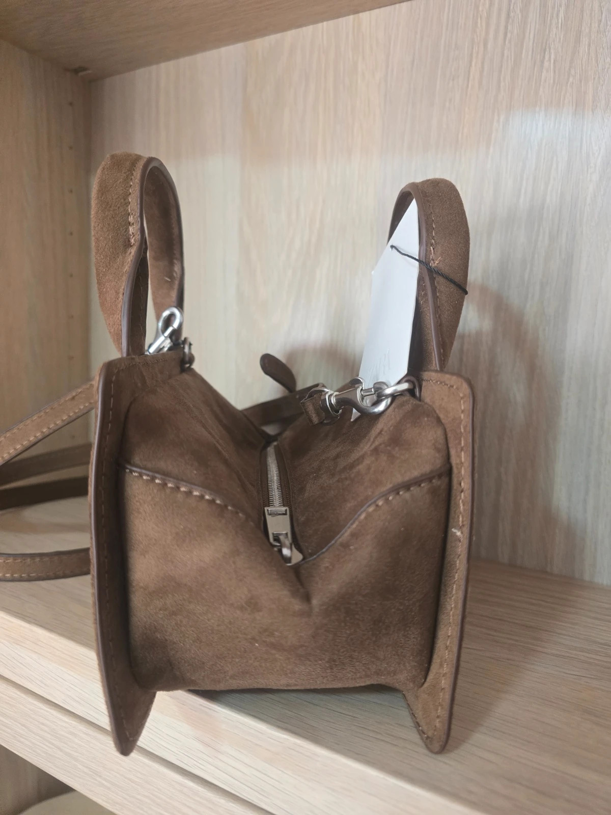 Sac Zara effet daim avec clous – Zara – taille Taille unique 3