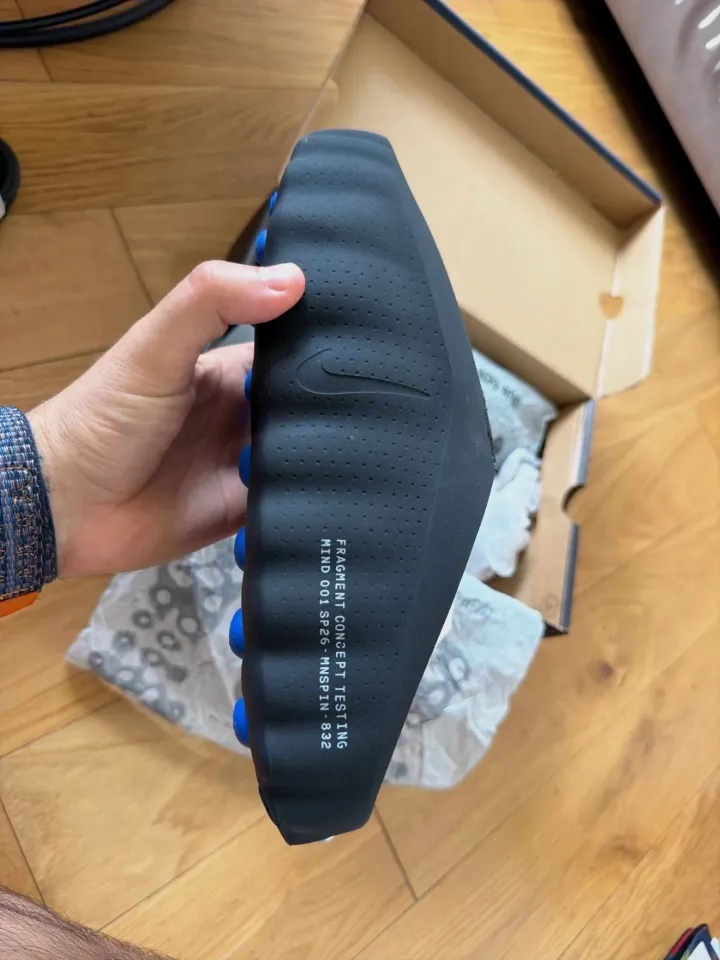Nike Mind 001 Fragment Concept Pantoletten Schwarz Blue – Nike – taille Taille unique 2