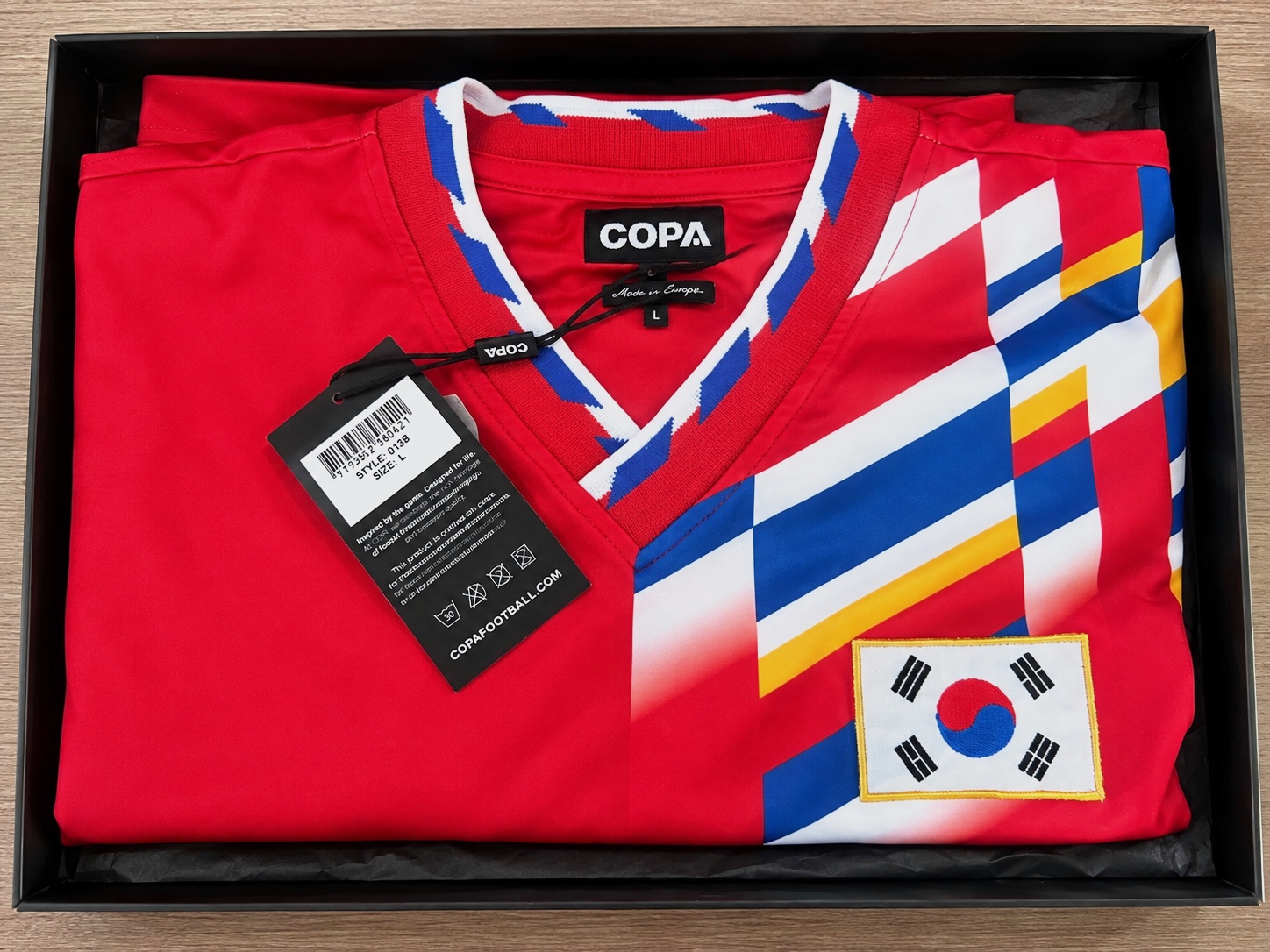 Maillot de football COPA Corée du Sud rouge – COPA – taille L