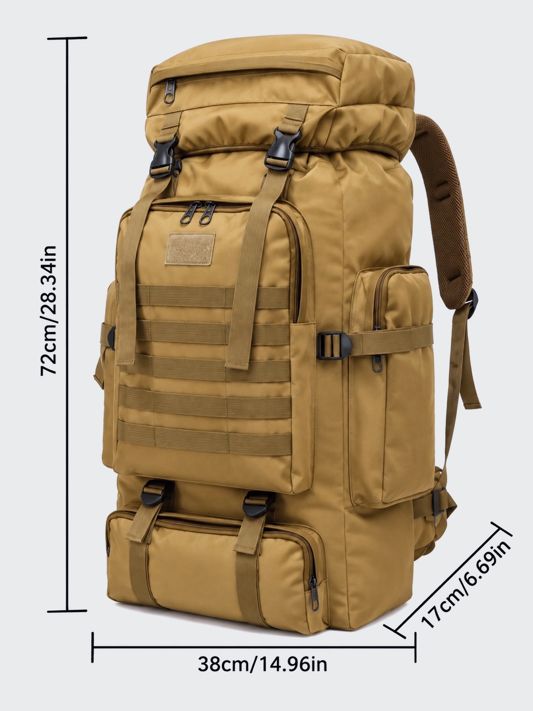 sac à dos grande capacité 70 l – fde  – gunstore – taille Taille unique 2