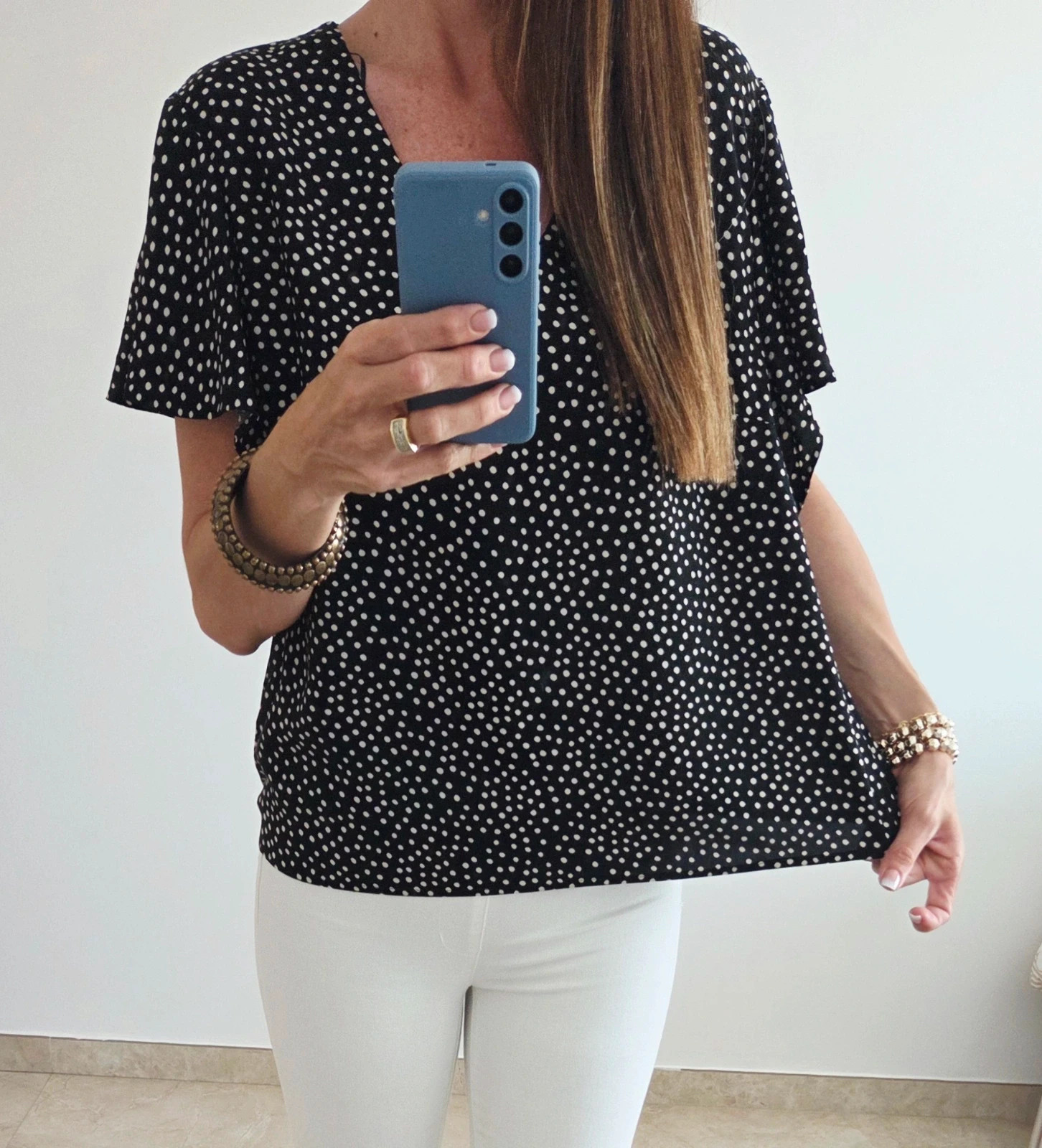 Juvenil blusa negra lunares 🖤 T-44/46 – C&A – taille XXL / 44 / 16