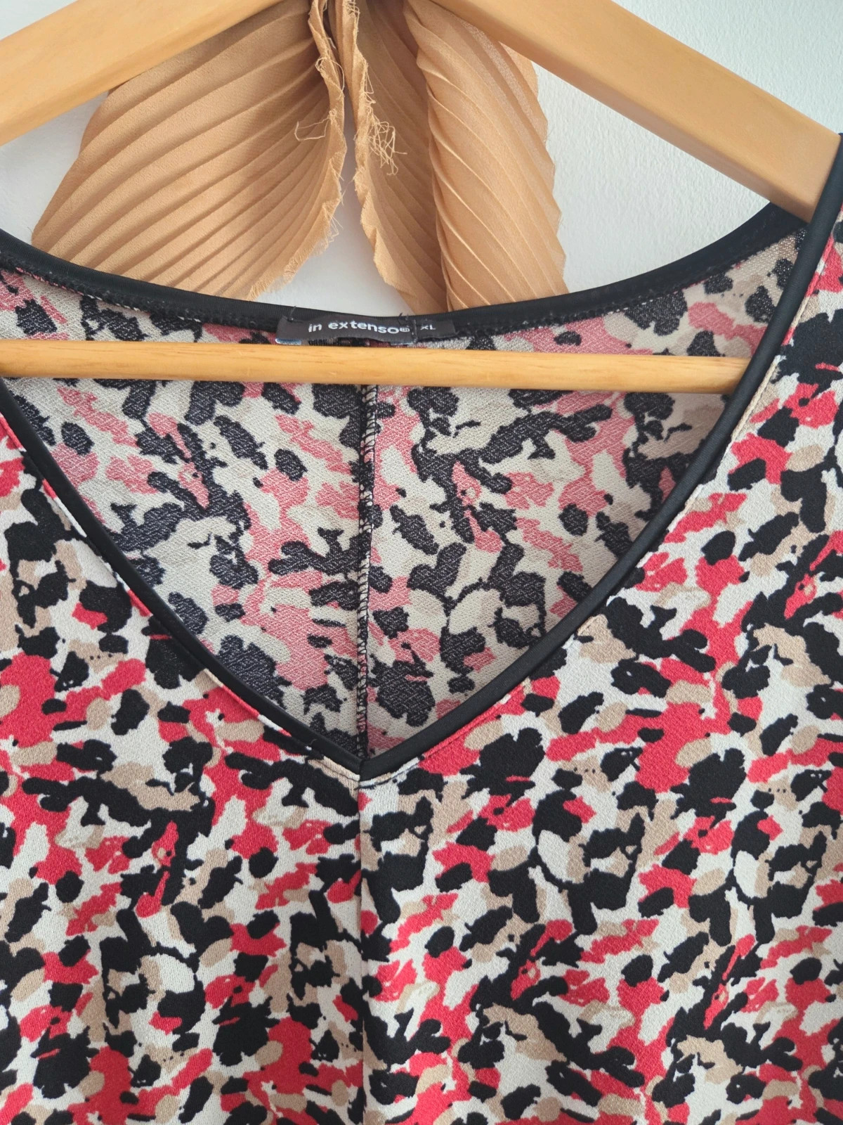 Juvenil vestido crema estampado T-42🖤 – In Extenso – taille XL / 42 / 14 4