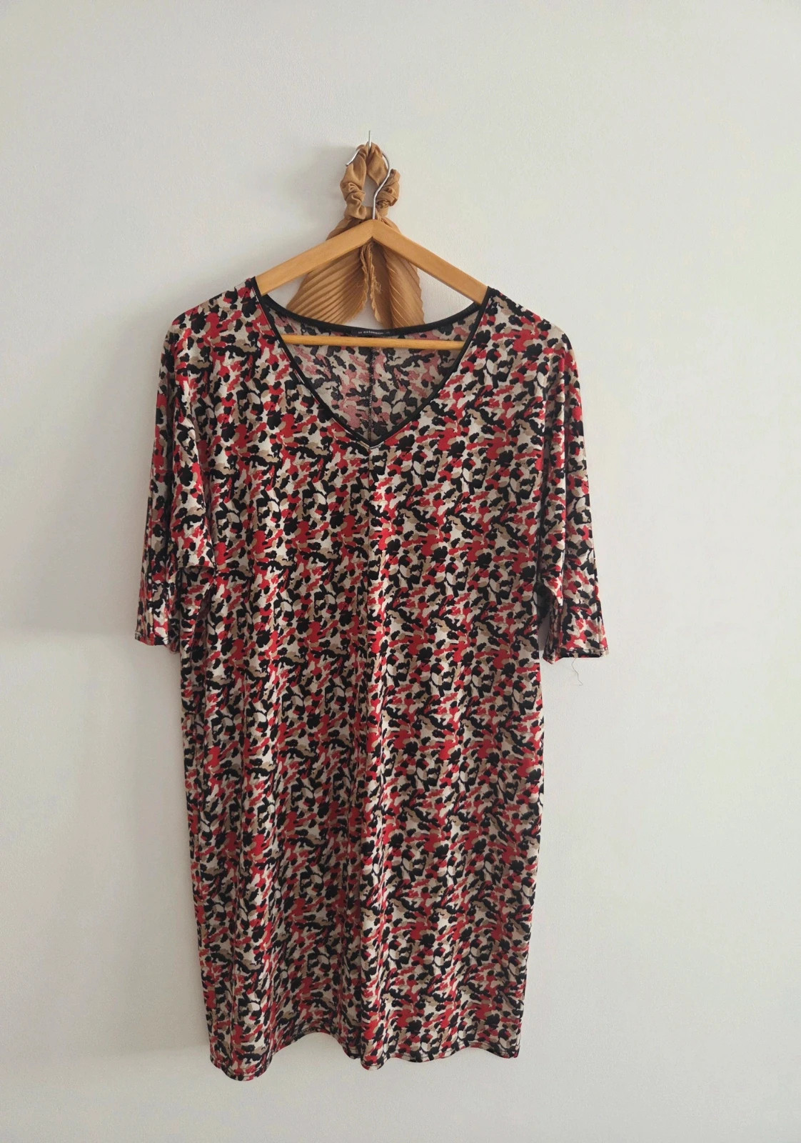 Juvenil vestido crema estampado T-42🖤 – In Extenso – taille XL / 42 / 14 2