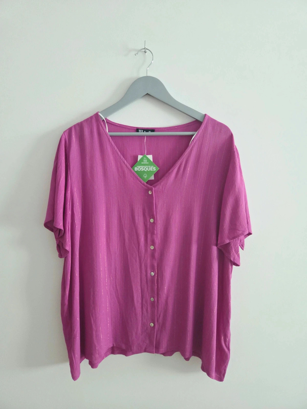 Romantica camisa bogamvilla 💓 T-44/46 – TEX – taille XXXL / 46 / 18 2