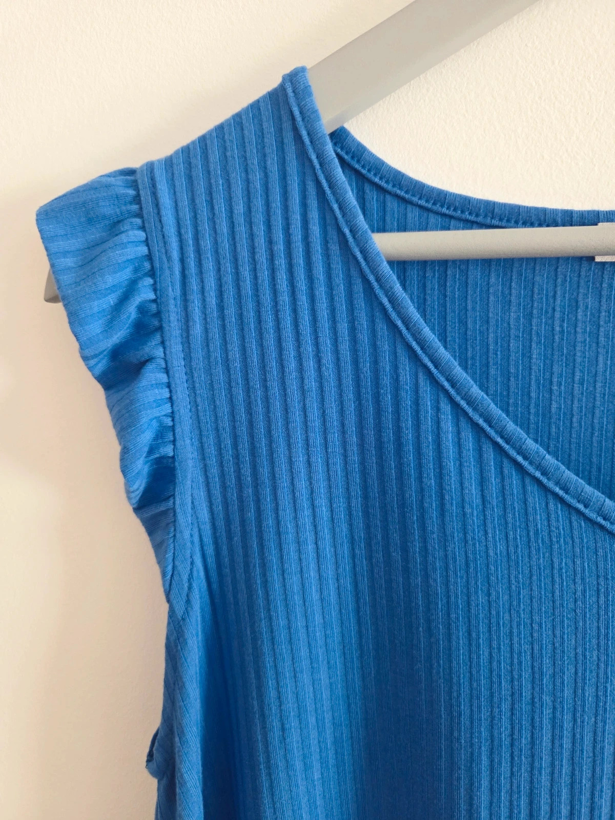 Precioso vestido azulón viscosa T-42💙 – Local – taille XL / 42 / 14 3