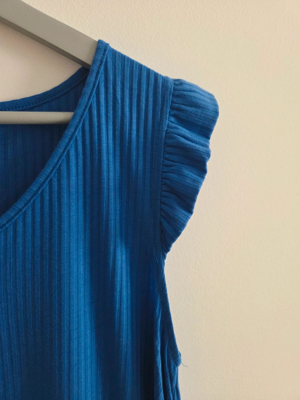 Precioso vestido azulón viscosa T-42💙 – Local – taille XL / 42 / 14 4