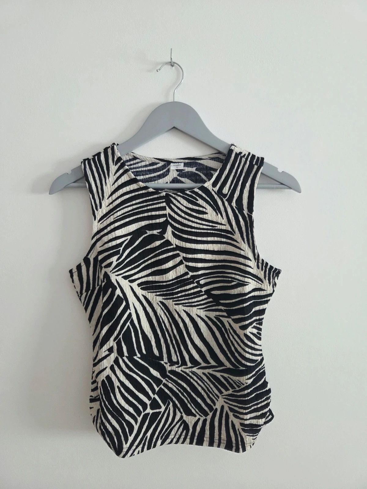 Precioso top negro y blanco T-S Zebra🖤 – WOMAN – taille S / 36 / 8 2