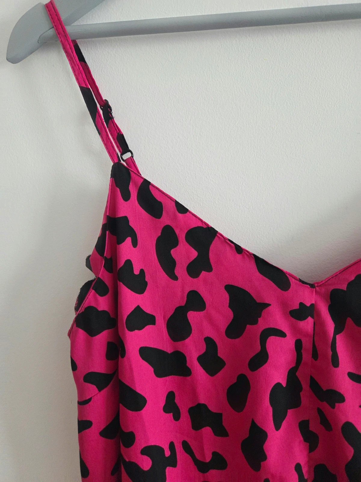 Preciosa blusa Lencera Fucsia animalprint T-40/42💓 – Local – taille XL / 42 / 14 3