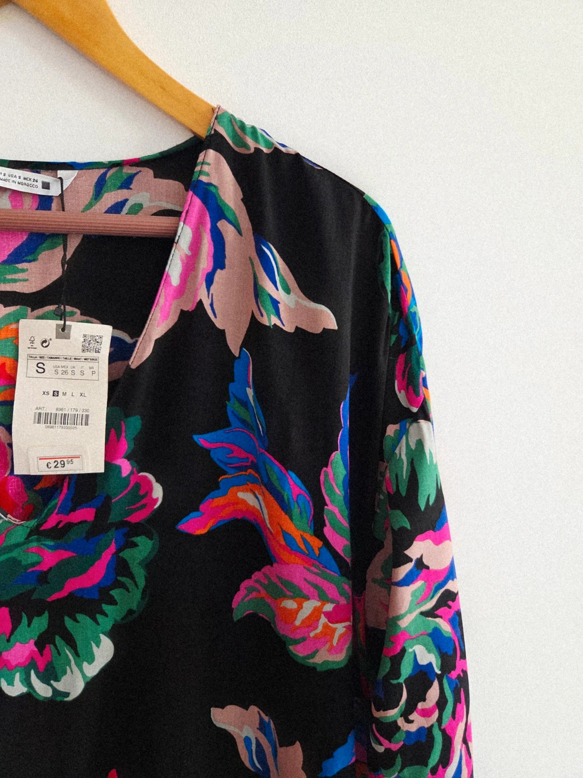 Original vestido negro flores Zara 🖤🌸T-S/M – Zara – taille S / 36 / 8 4