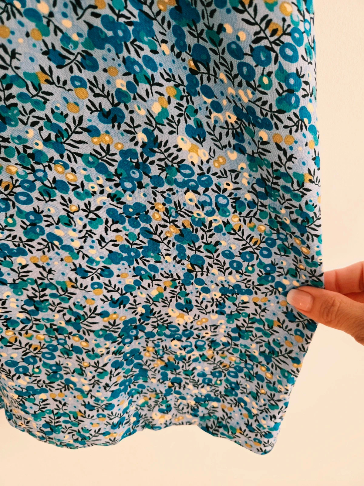 Juvenil blusa Viscosa Azul flores 💙🌸T-42 – Local – taille XL / 42 / 14 5