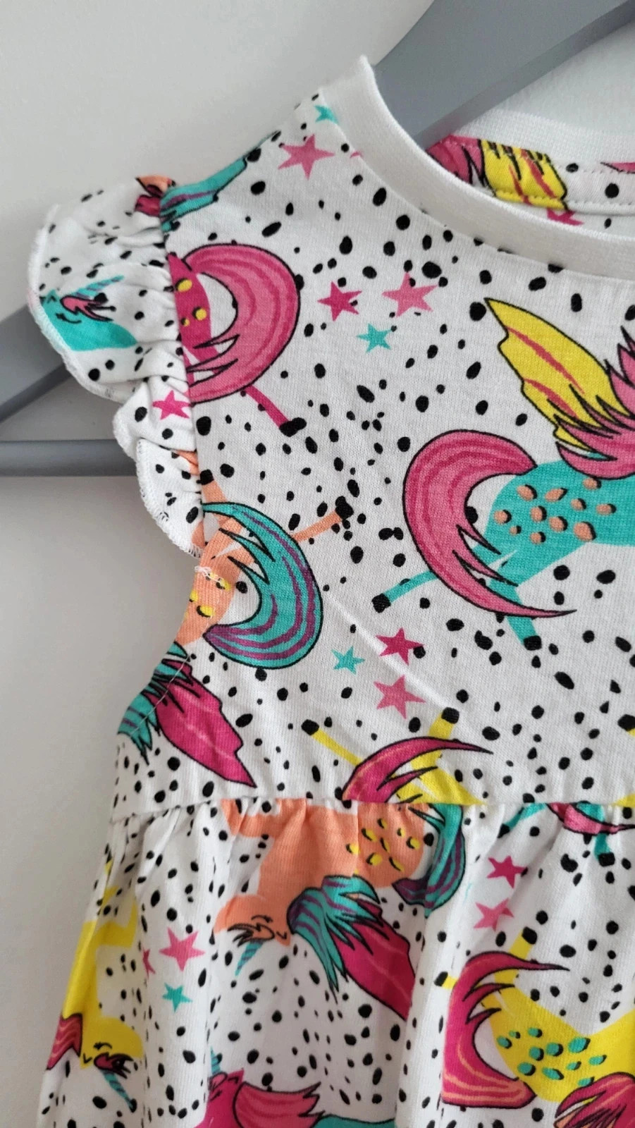Precioso vestido Niña Unicornio🩷🦄 Cotton 1/2 año – Estudio – taille 12-18 mois / 80 cm 2