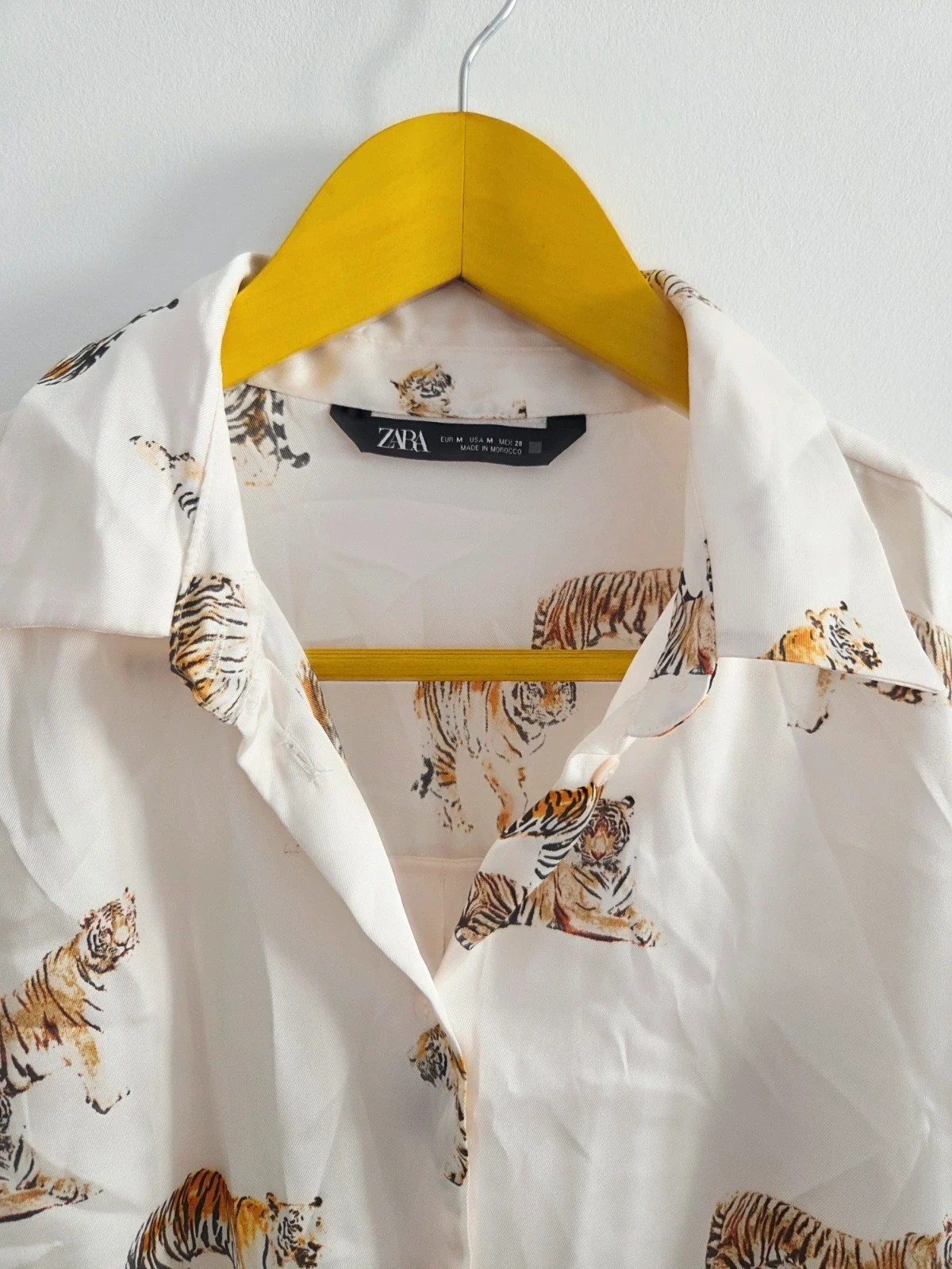 Preciosa camisa crema Safari Zara T-M/L – Zara – taille M / 38 / 10 5