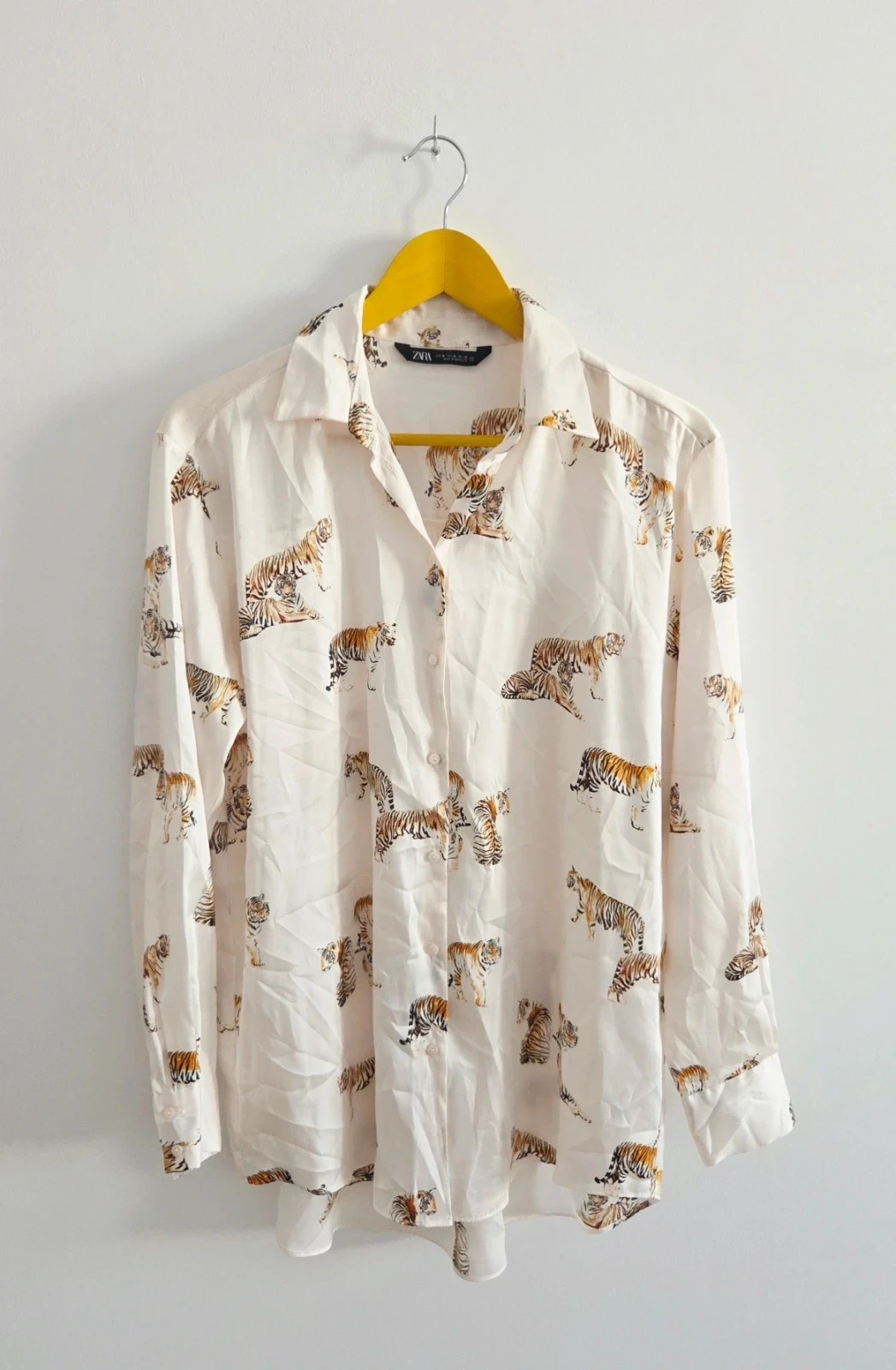 Preciosa camisa crema Safari Zara T-M/L – Zara – taille M / 38 / 10 3
