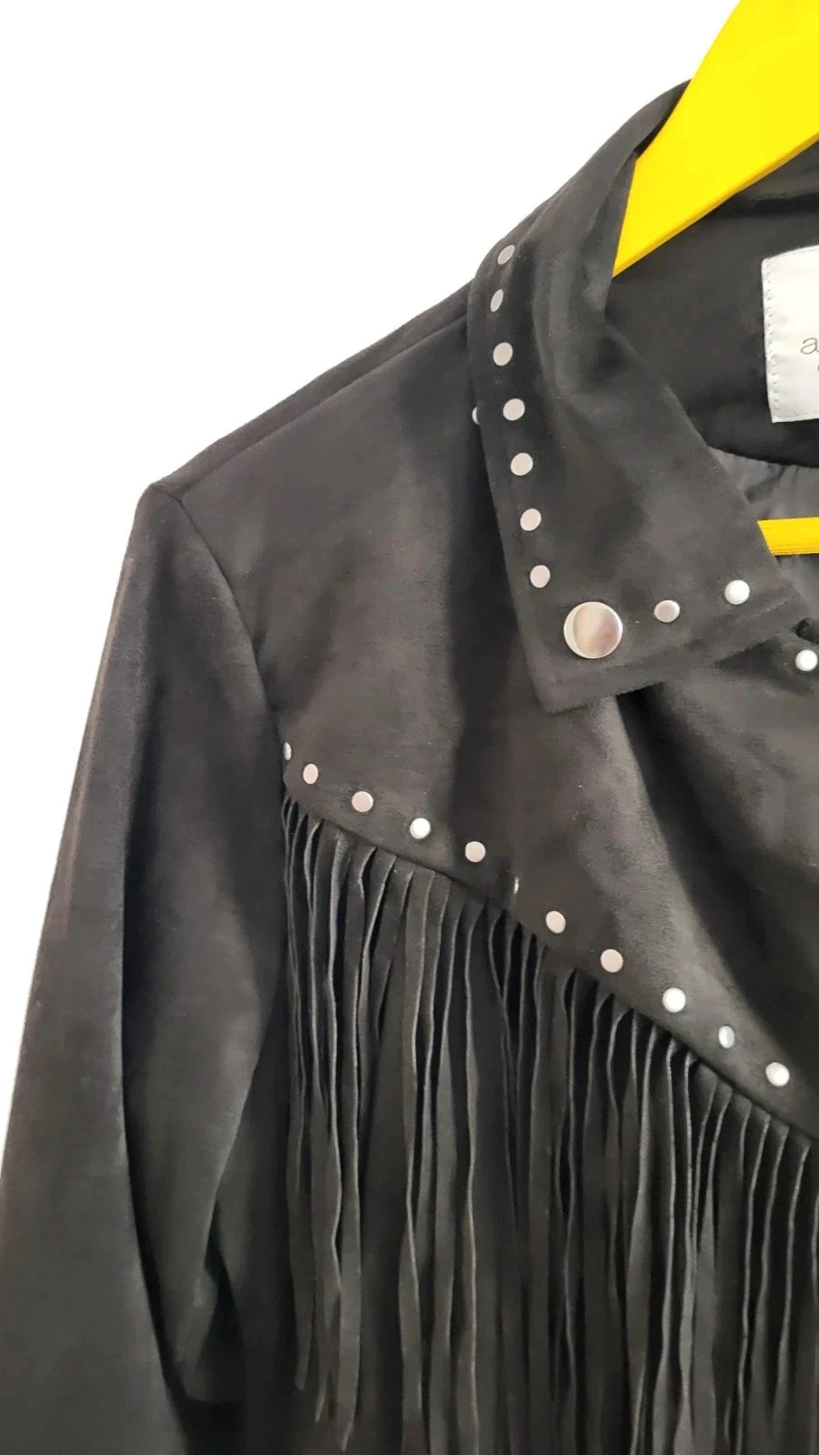 Original chaqueta negra flecos 🖤 T-M Amichi – Amichi – taille M / 38 / 10 4