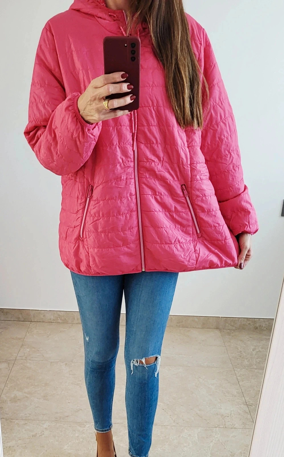 Juvenil chaqueta rosa Laura Torelli T-44/46🎀
