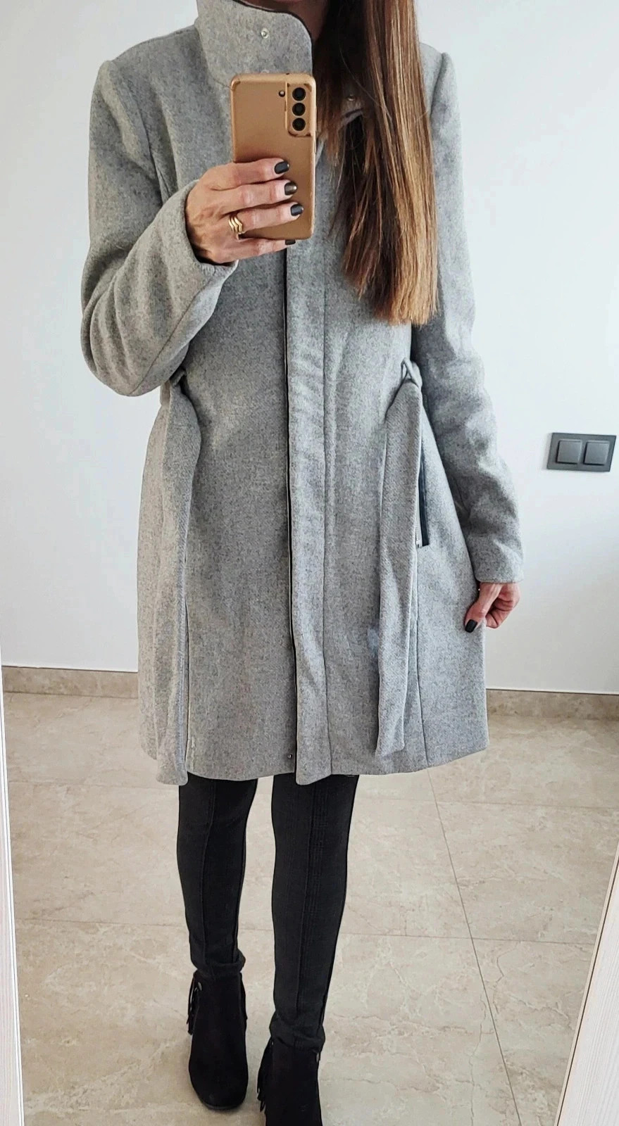 Elegante abrigo gris Only nuevo 🩶 T-M – ONLY – taille M / 38 / 10 2