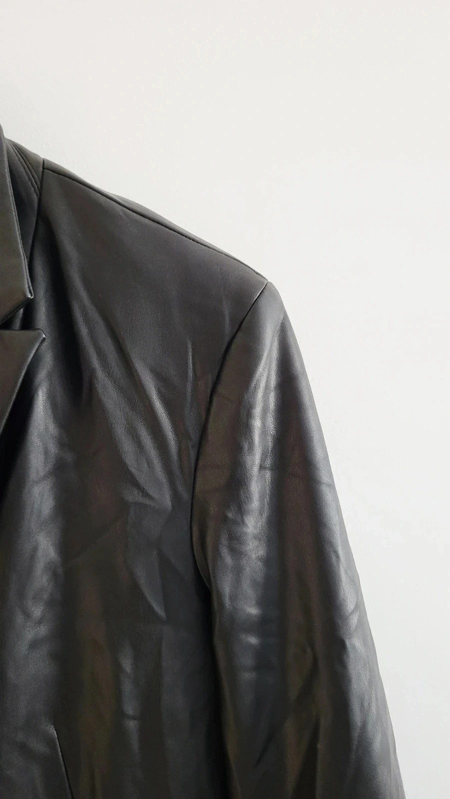 Moderna blazer negra polipiel T-38/40 – Lefties – taille M / 38 / 10 4