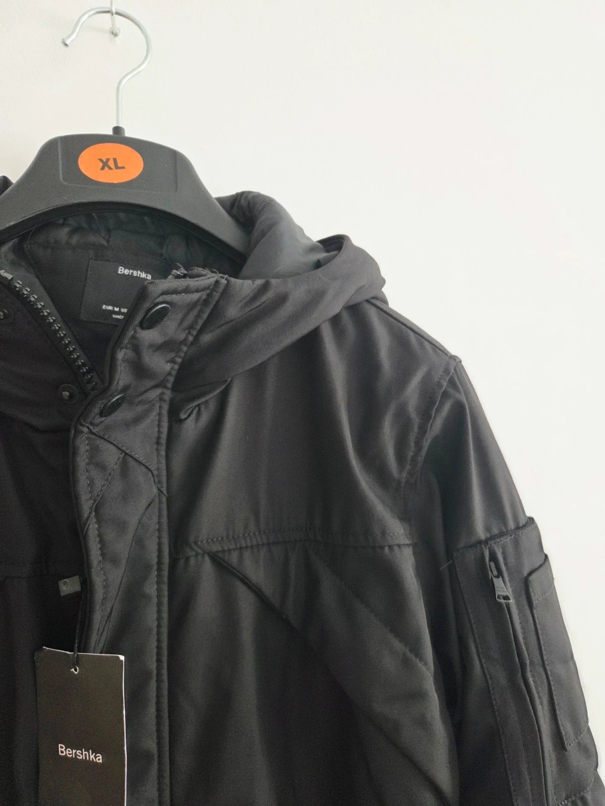 Preciosa parka acolchada noir Hombre🖤T-M/L – Bershka – taille M 3