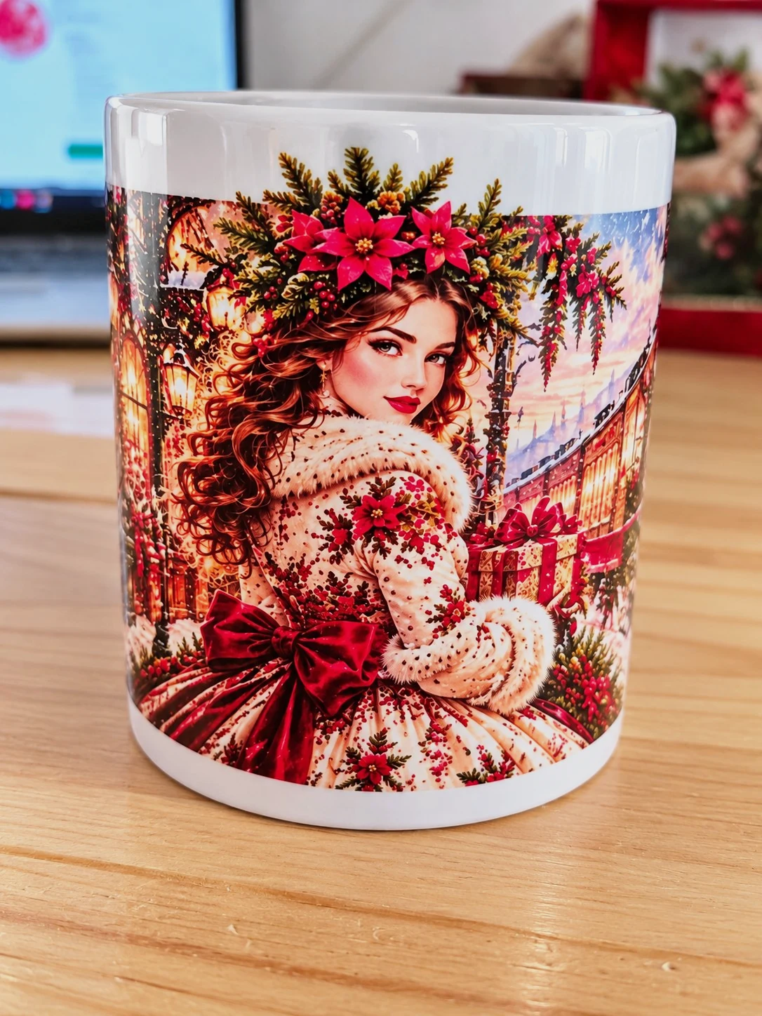 Mug en céramique décor de Noël