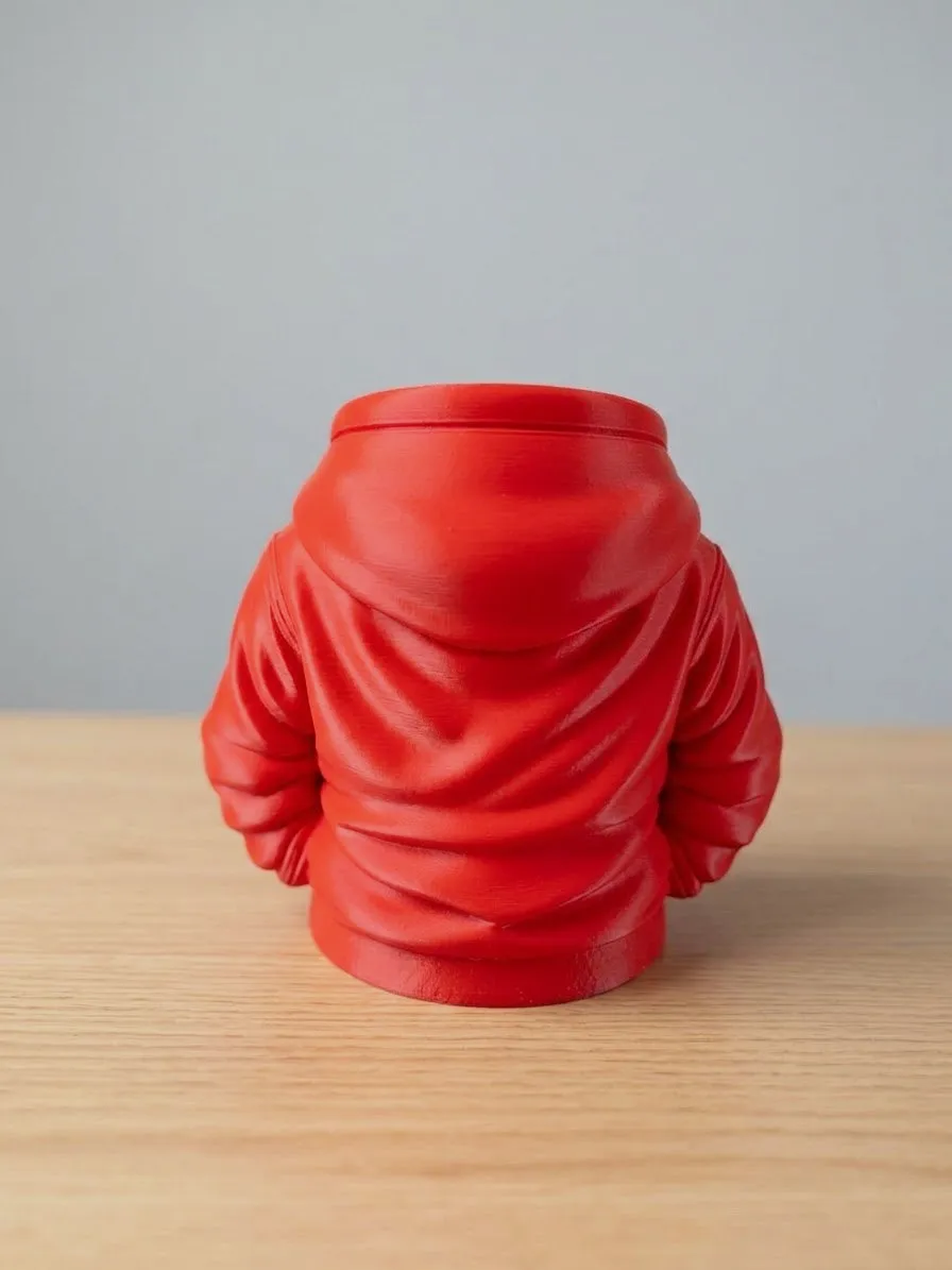 Lapicero rojo con forma de sudadera con capucha – Local 2