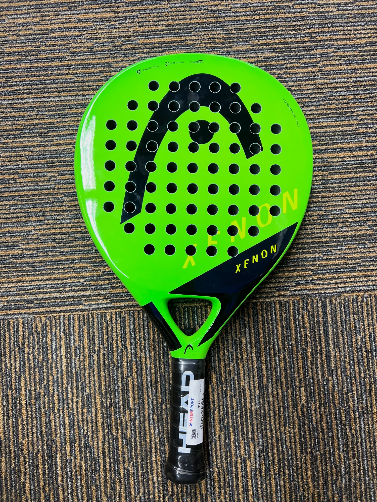 Raquette de padel Head Xenon vert fluo
