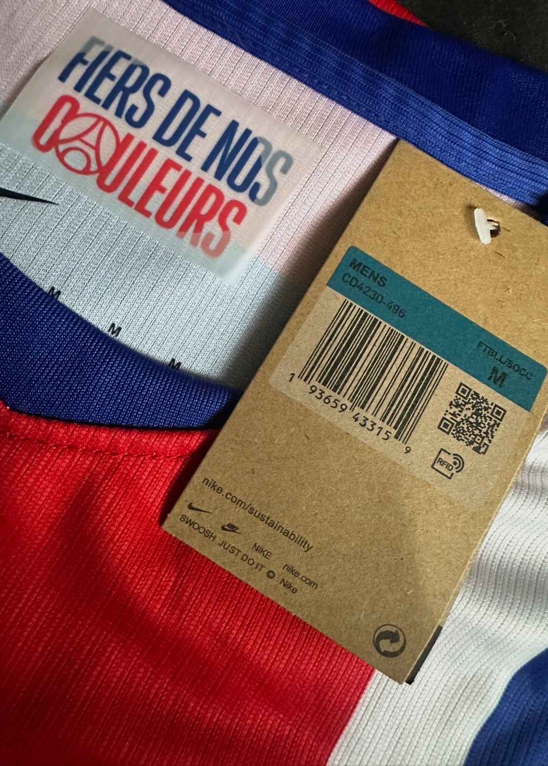 Maillot PSG back2back – Nike – taille M 4
