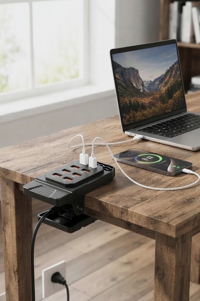 Station de Charge Multi-ports Intelligente avec Hub USB – Accessoires 3