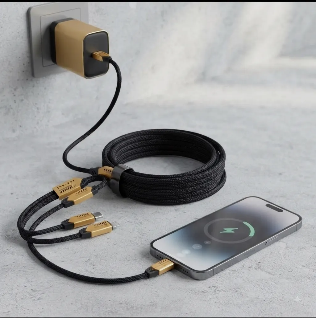 Câble de charge rapide 3-en-1 universel tressé – Accessoires 2