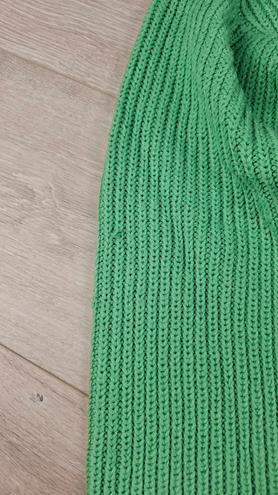 Pull court Vero Moda vert vif en maille côtelée – manches larges – Taille S – Vero Moda – taille S / 36 / 8 4