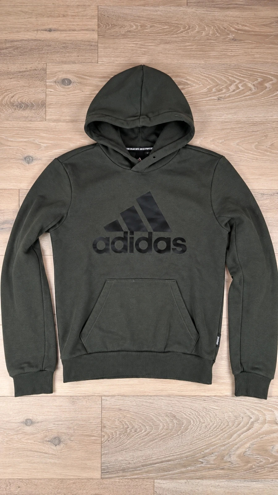 Sweat à Capuche Adidas Homme Femme Kaki Hoodie Taille S Molleton Streetwear Sportswear – adidas – taille S / 36 / 8
