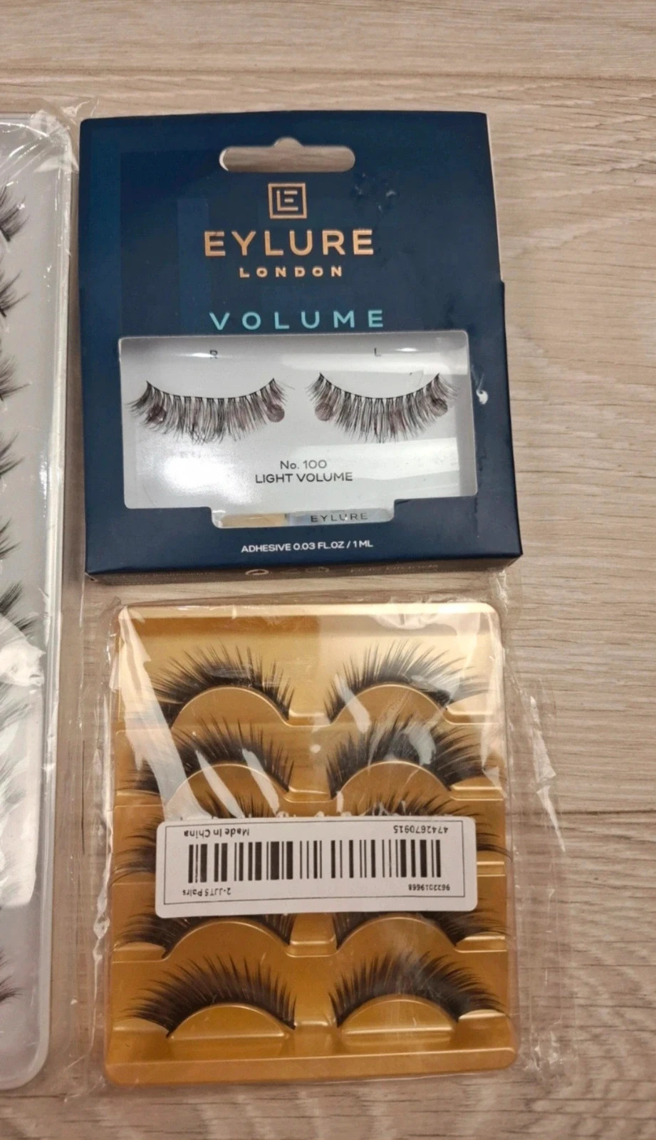 Lot faux cils neufs – Glowing Win (20 paires) + Eylure London + 5 paires bonus – Jamais utilisés – Eylure 3