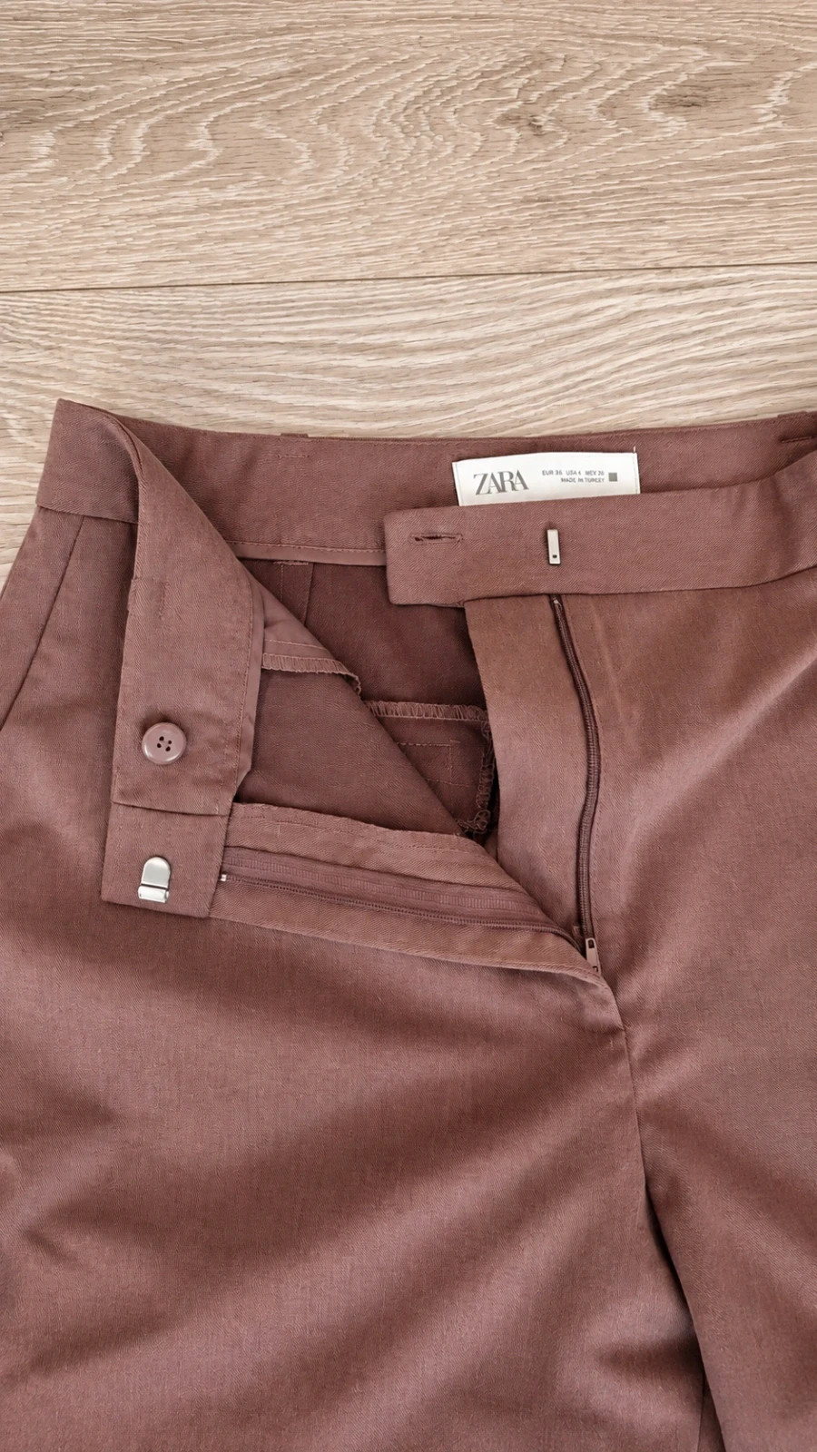 Pantalon tailleur Zara vieux rose taille L – Excellent état – Zara – taille L / 40 / 12 2